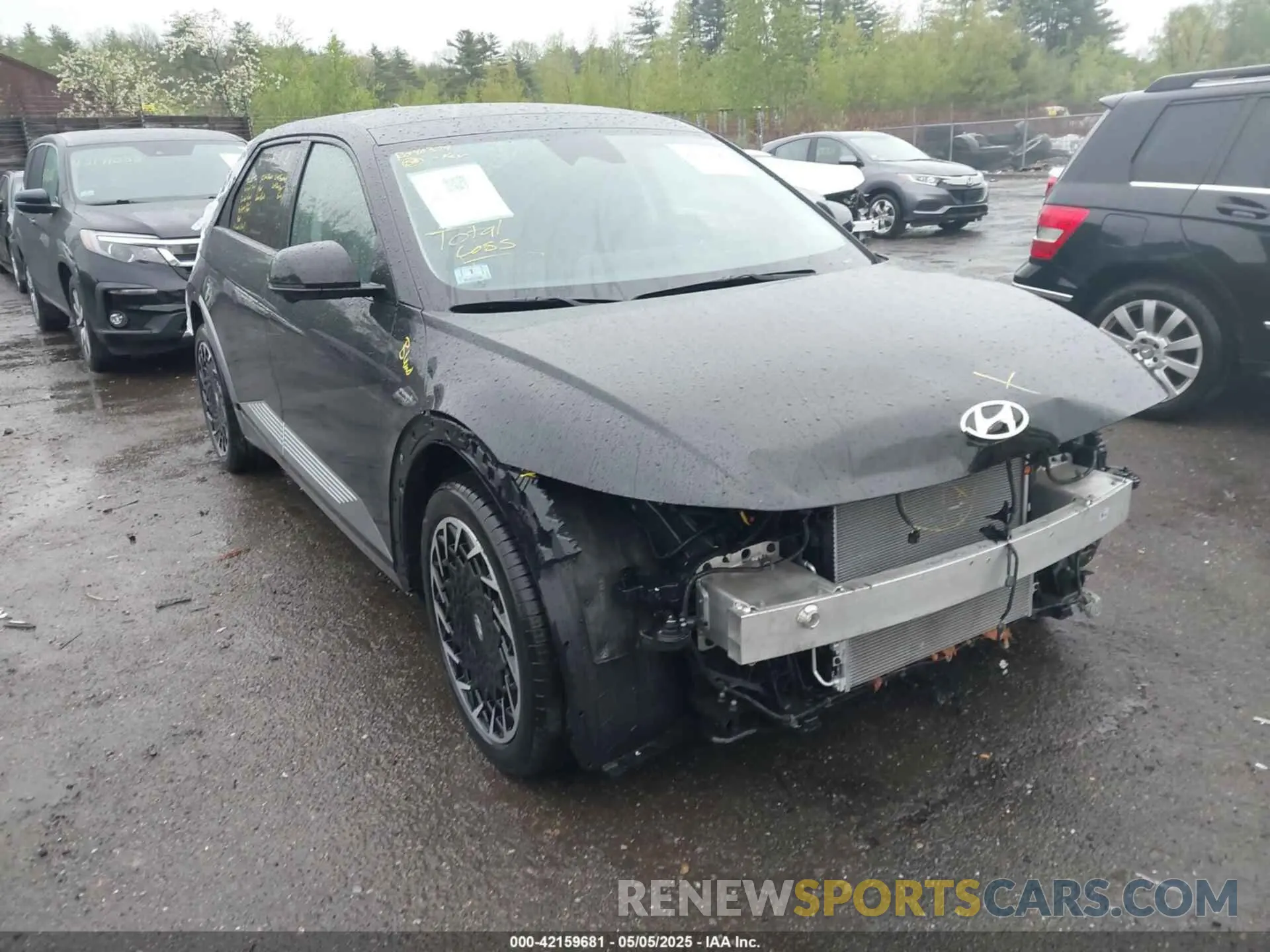 1 Photograph of a damaged car KM8KRDDF1RU242074 HYUNDAI IONIQ 5 2024