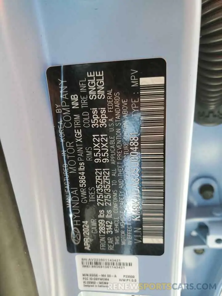 12 Photograph of a damaged car KM8KNDA83SU004881 HYUNDAI IONIQ 5 N 2025