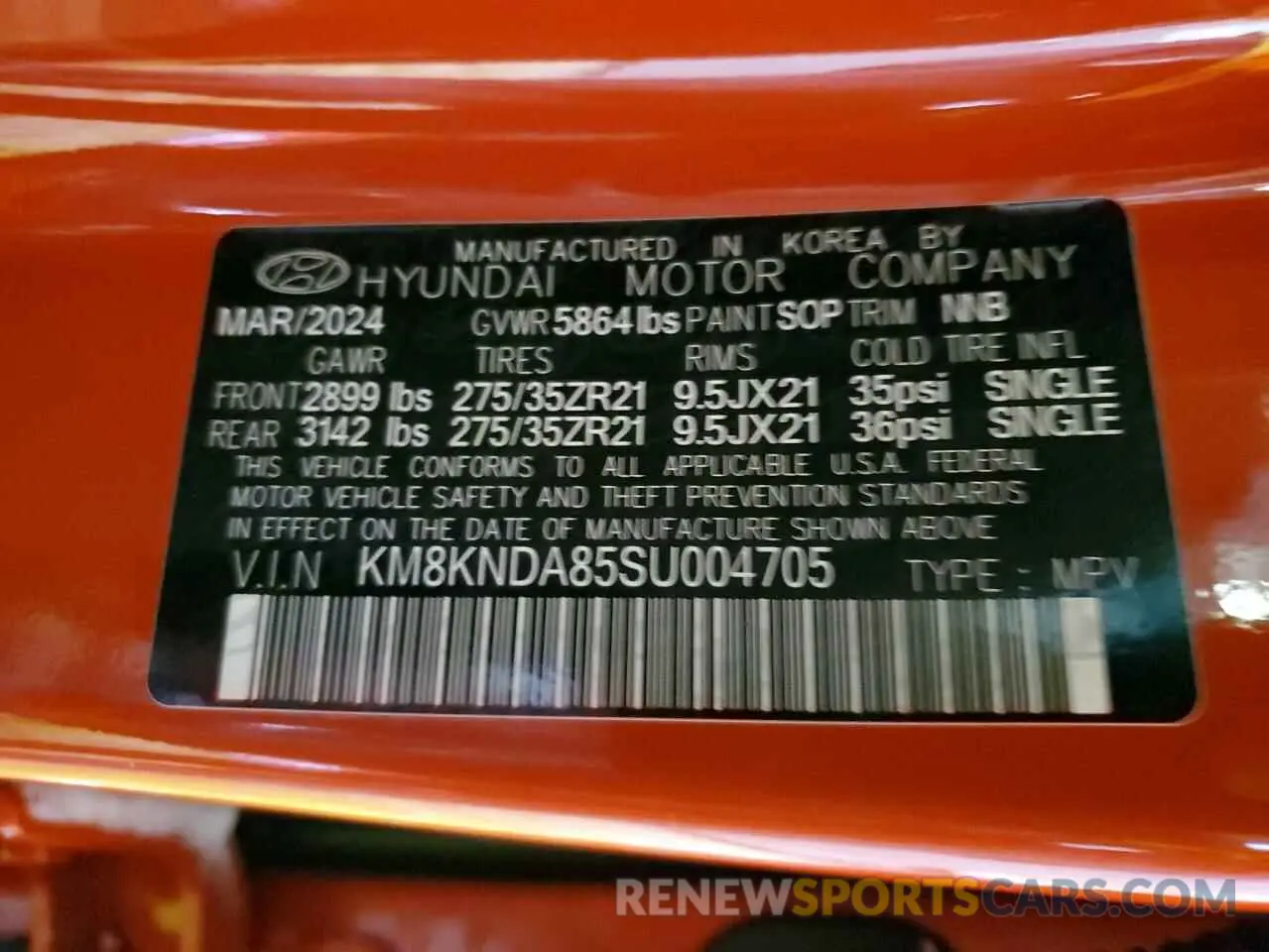 12 Photograph of a damaged car KM8KNDA85SU004705 HYUNDAI IONIQ 5 N 2025