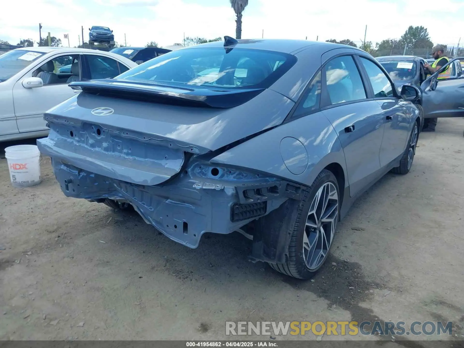 4 Photograph of a damaged car KMHM34AA5PA033700 HYUNDAI IONIQ 6 2023
