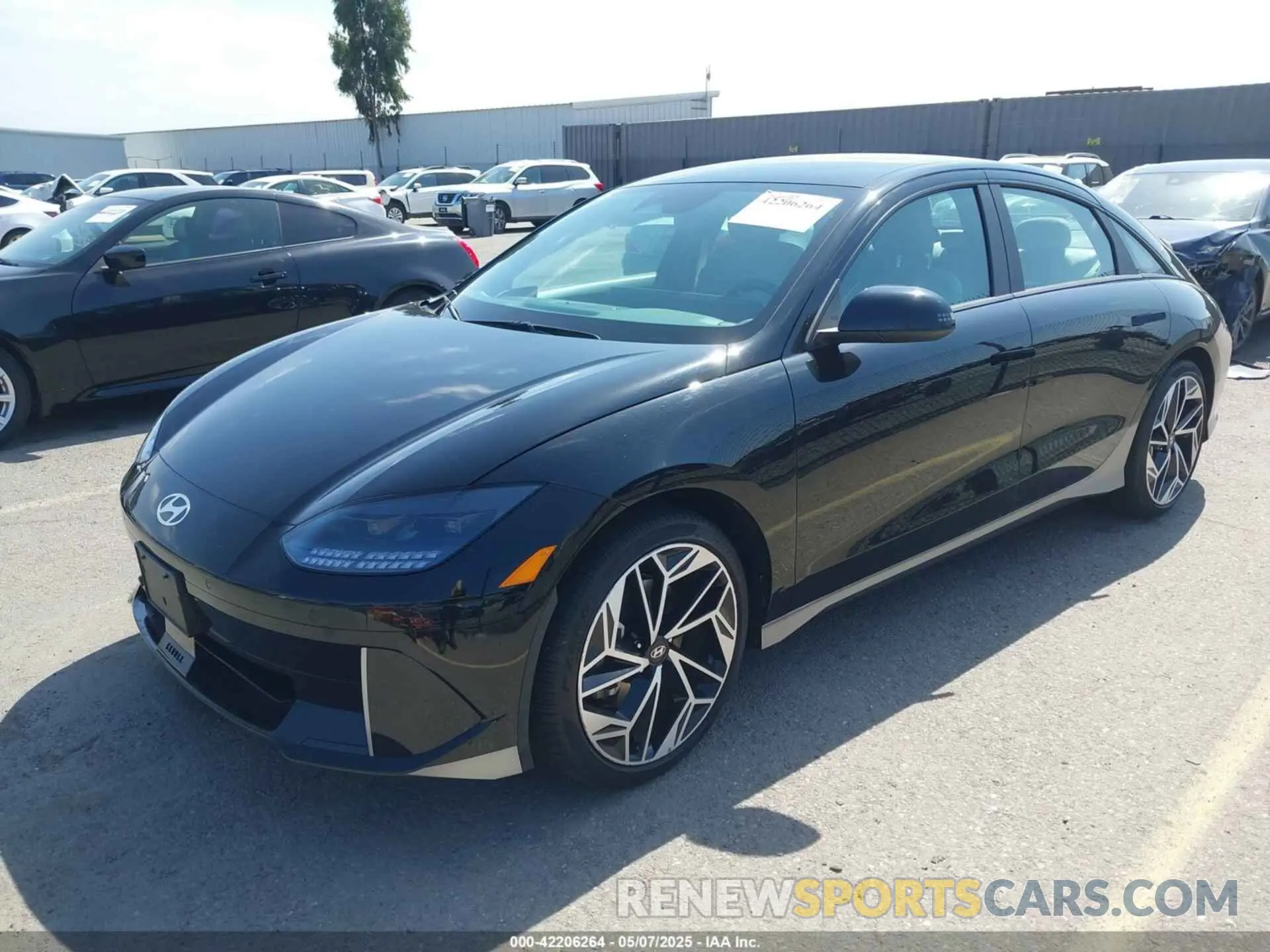 2 Photograph of a damaged car KMHM34AA7PA033293 HYUNDAI IONIQ 6 2023