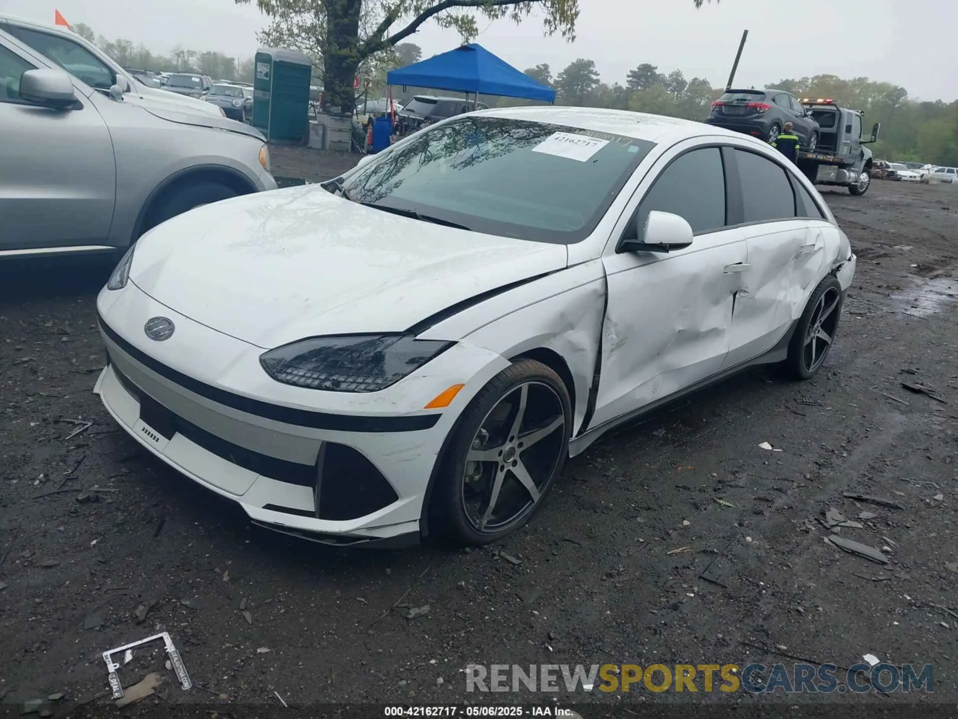 2 Photograph of a damaged car KMHM34AA8PA052368 HYUNDAI IONIQ 6 2023