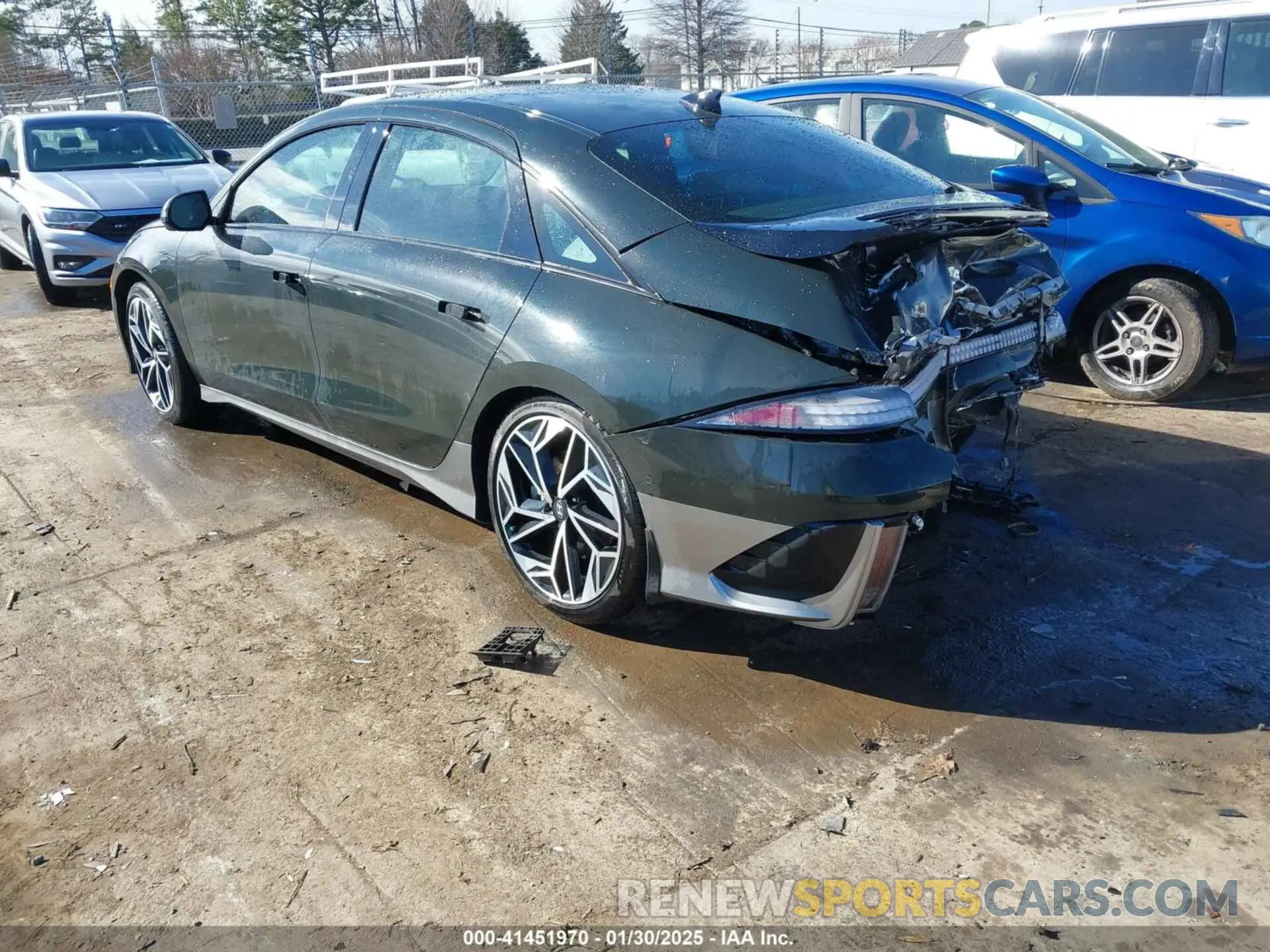 3 Photograph of a damaged car KMHM54AC8PA030401 HYUNDAI IONIQ 6 2023