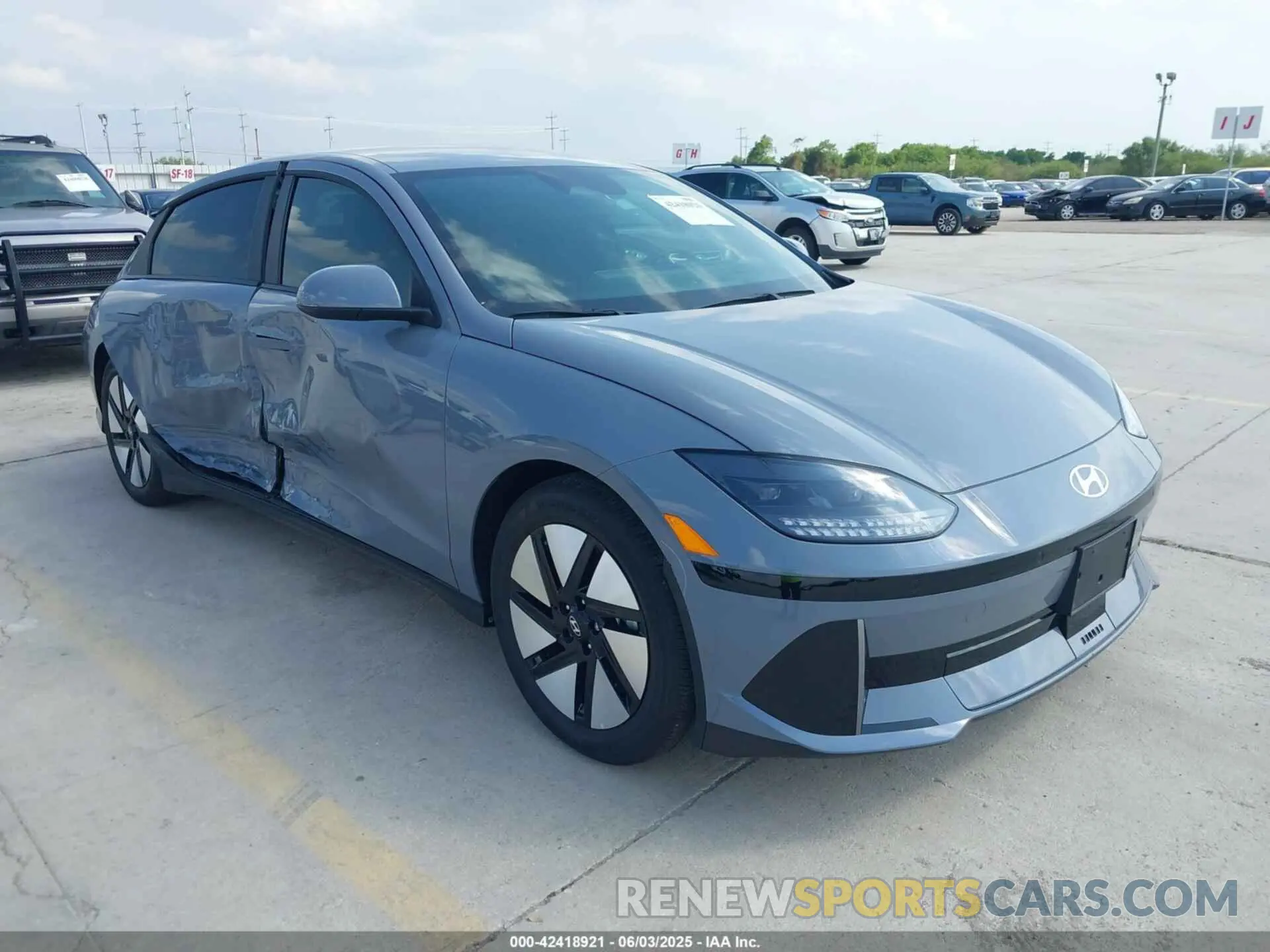 1 Photograph of a damaged car KMHM24AA6RA070518 HYUNDAI IONIQ 6 2024