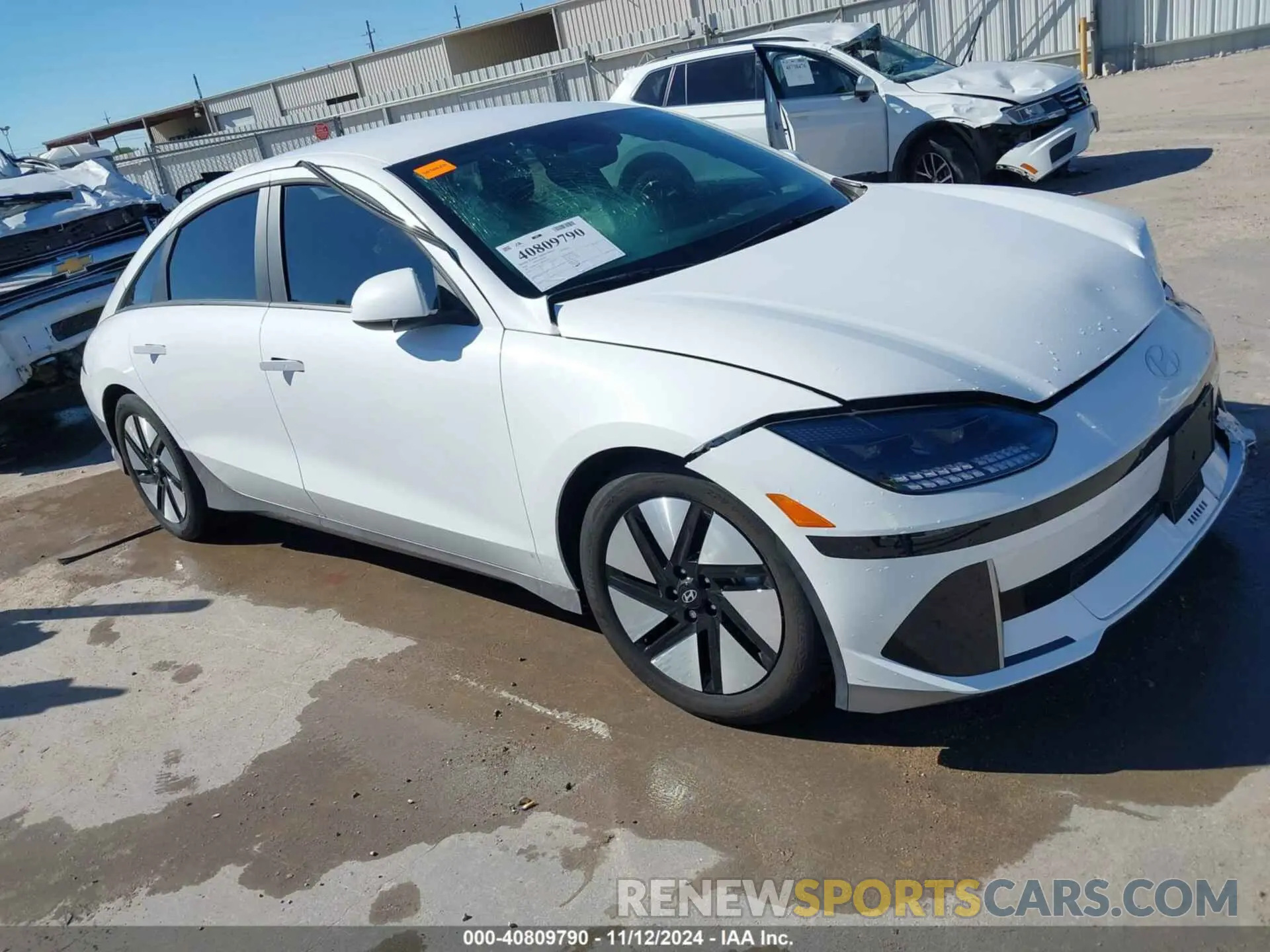 1 Photograph of a damaged car KMHM24AC2RA066998 HYUNDAI IONIQ 6 2024