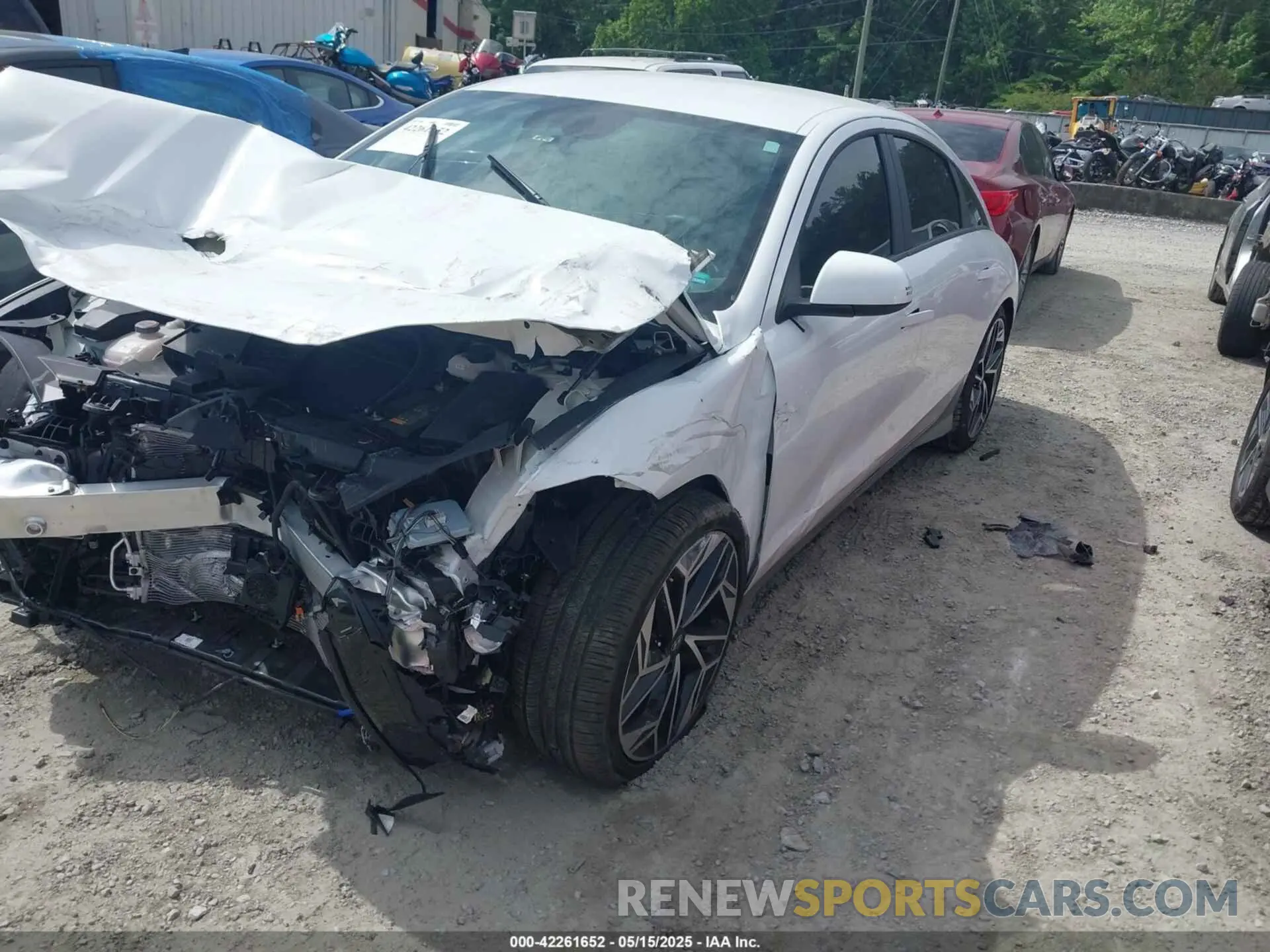 2 Photograph of a damaged car KMHM34AA2RA073669 HYUNDAI IONIQ 6 2024