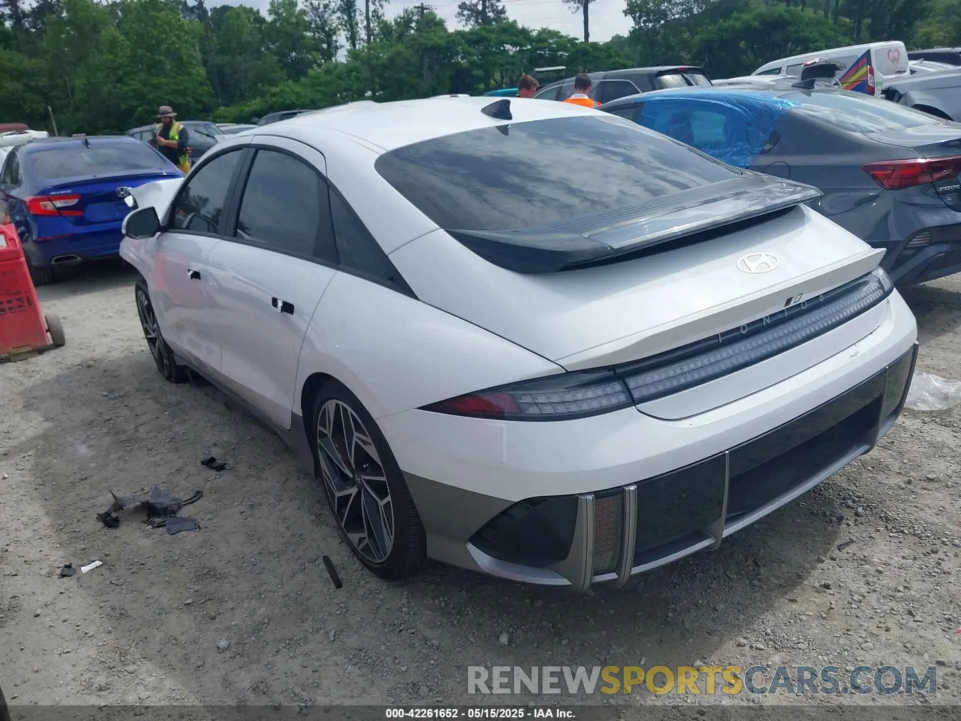 3 Photograph of a damaged car KMHM34AA2RA073669 HYUNDAI IONIQ 6 2024