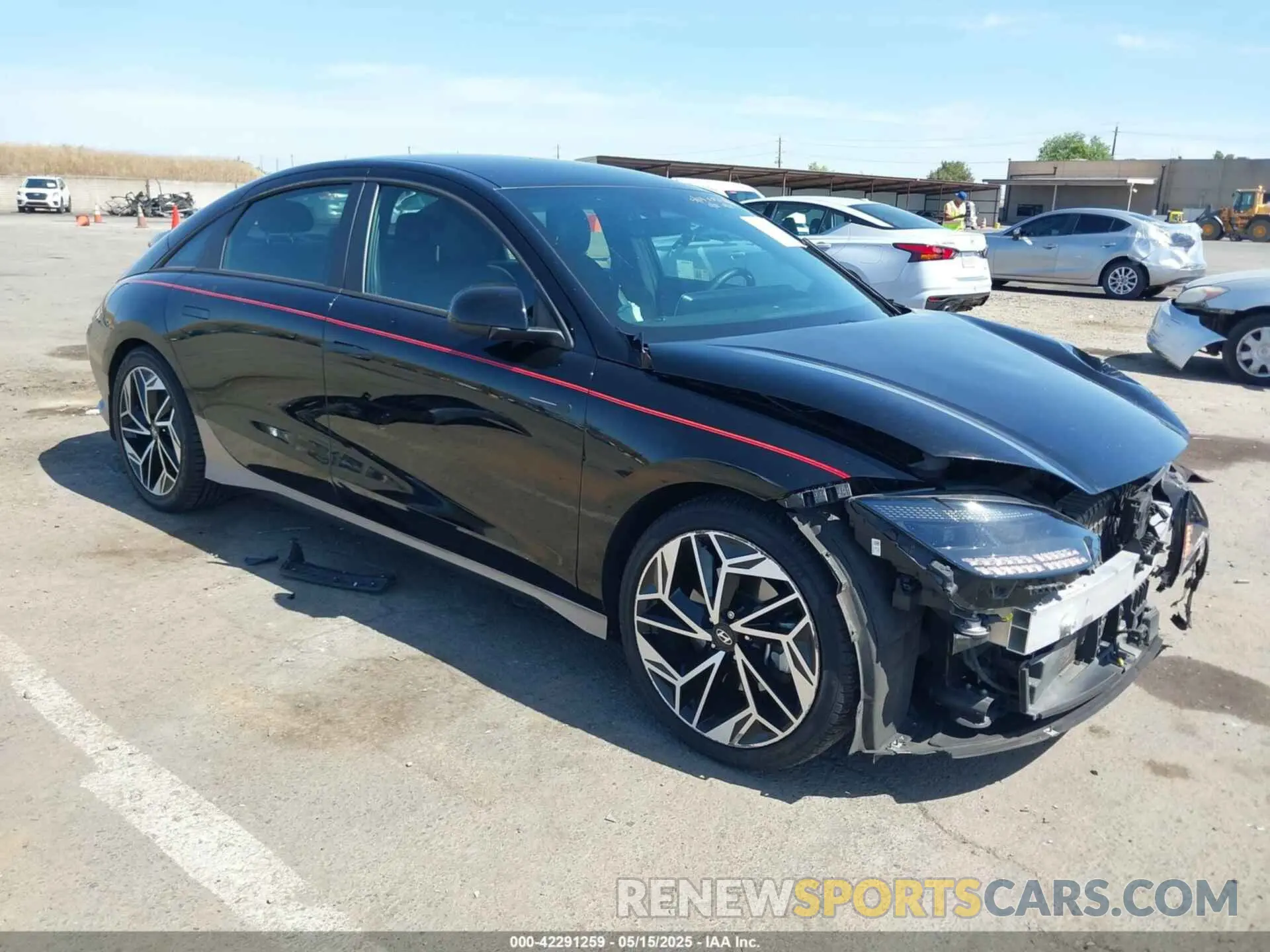 1 Photograph of a damaged car KMHM34AA5RA076761 HYUNDAI IONIQ 6 2024