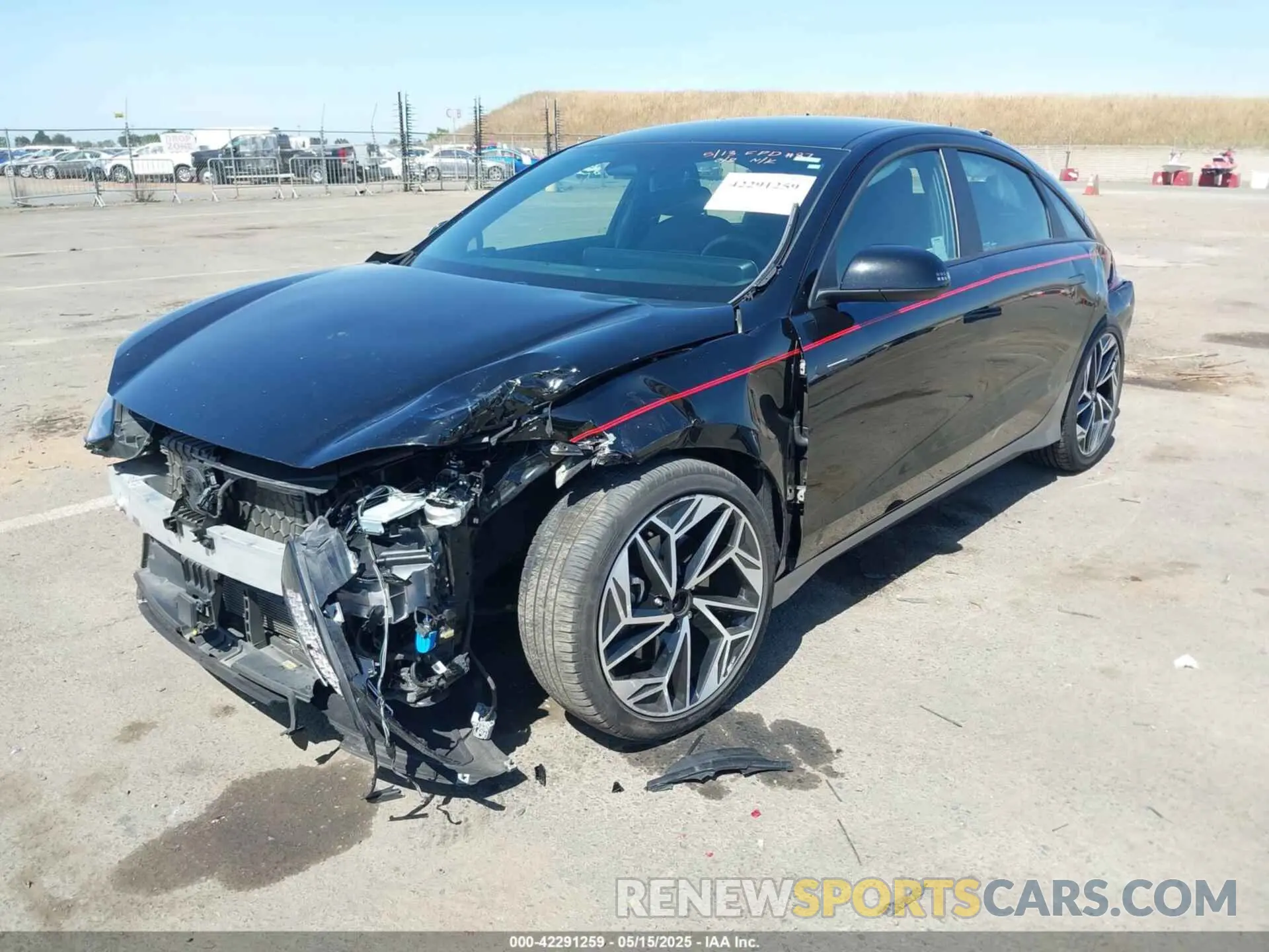 2 Photograph of a damaged car KMHM34AA5RA076761 HYUNDAI IONIQ 6 2024