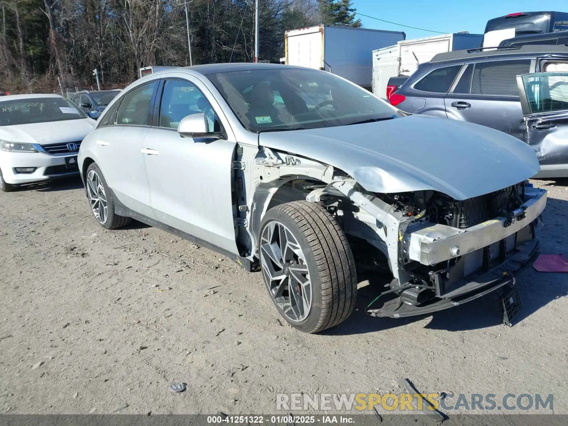 1 Photograph of a damaged car KMHM54AC2RA054647 HYUNDAI IONIQ 6 2024