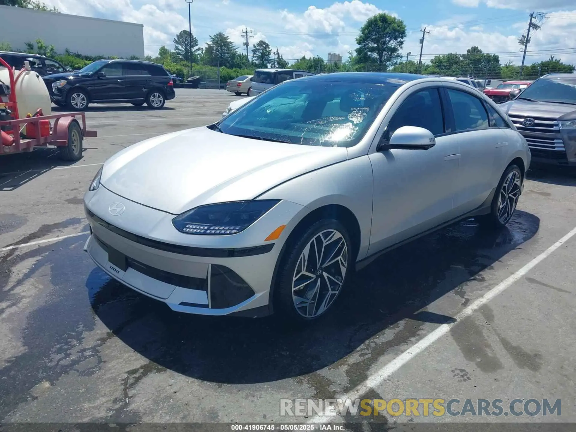 2 Photograph of a damaged car KMHM54AC2RA055703 HYUNDAI IONIQ 6 2024
