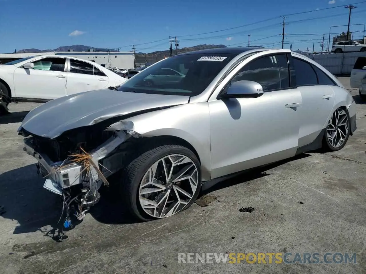 1 Photograph of a damaged car KMHM54AA0PA043920 HYUNDAI IONIQ 6 LI 2023