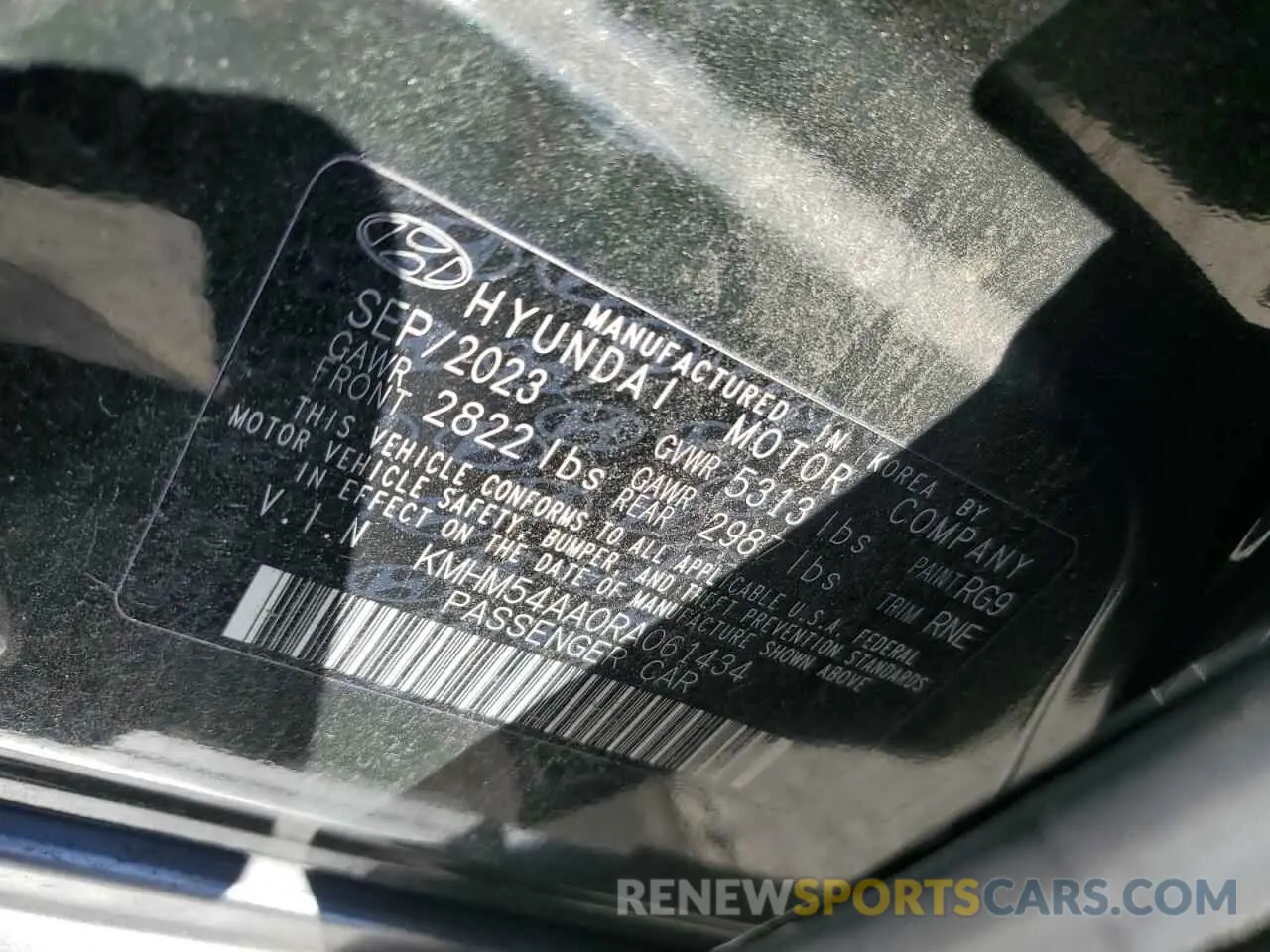 12 Photograph of a damaged car KMHM54AA0RA061434 HYUNDAI IONIQ 6 LI 2024