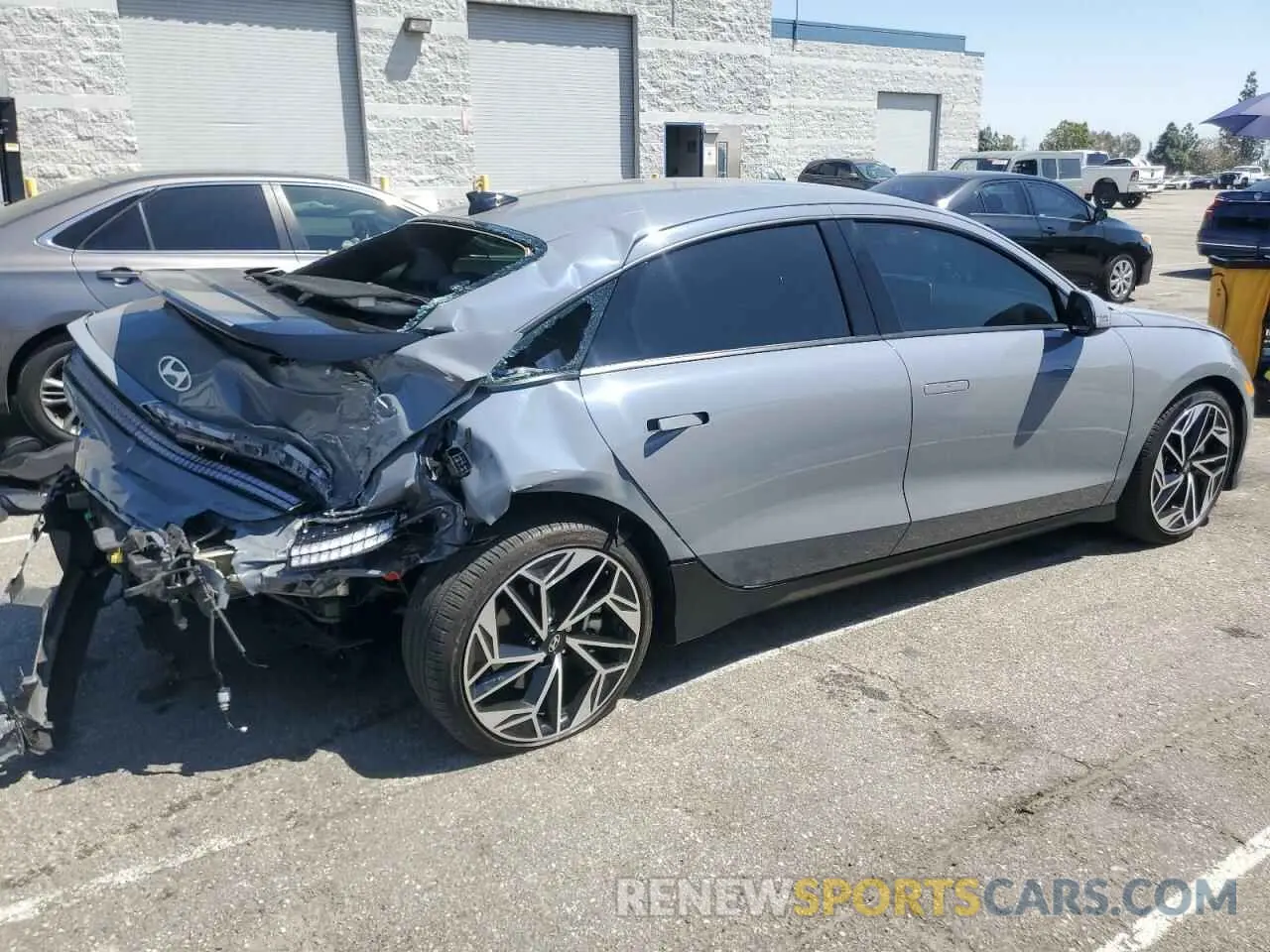 3 Photograph of a damaged car KMHM34AA1PA023651 HYUNDAI IONIQ 6 SE 2023