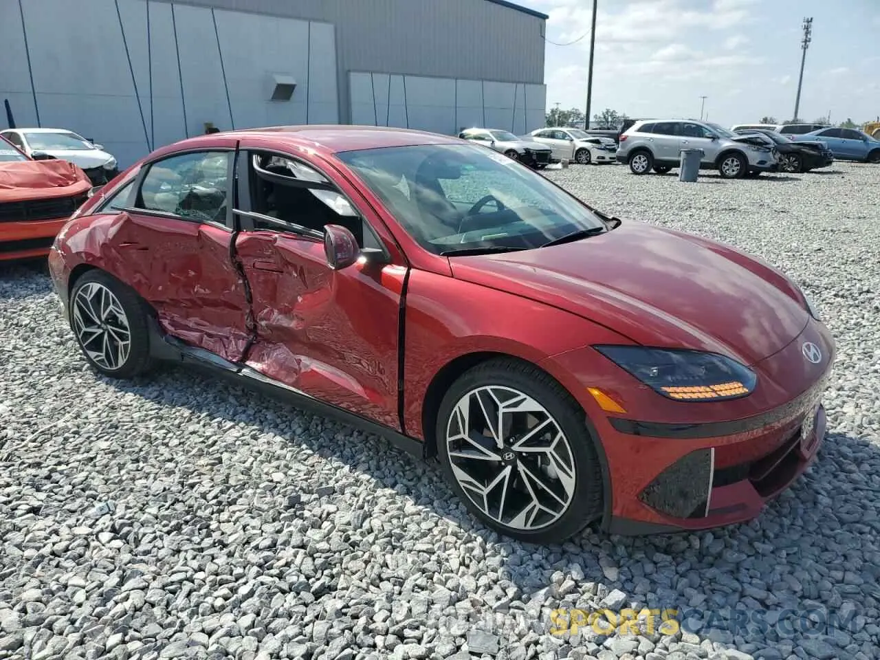 4 Photograph of a damaged car KMHM34AA1PA048971 HYUNDAI IONIQ 6 SE 2023