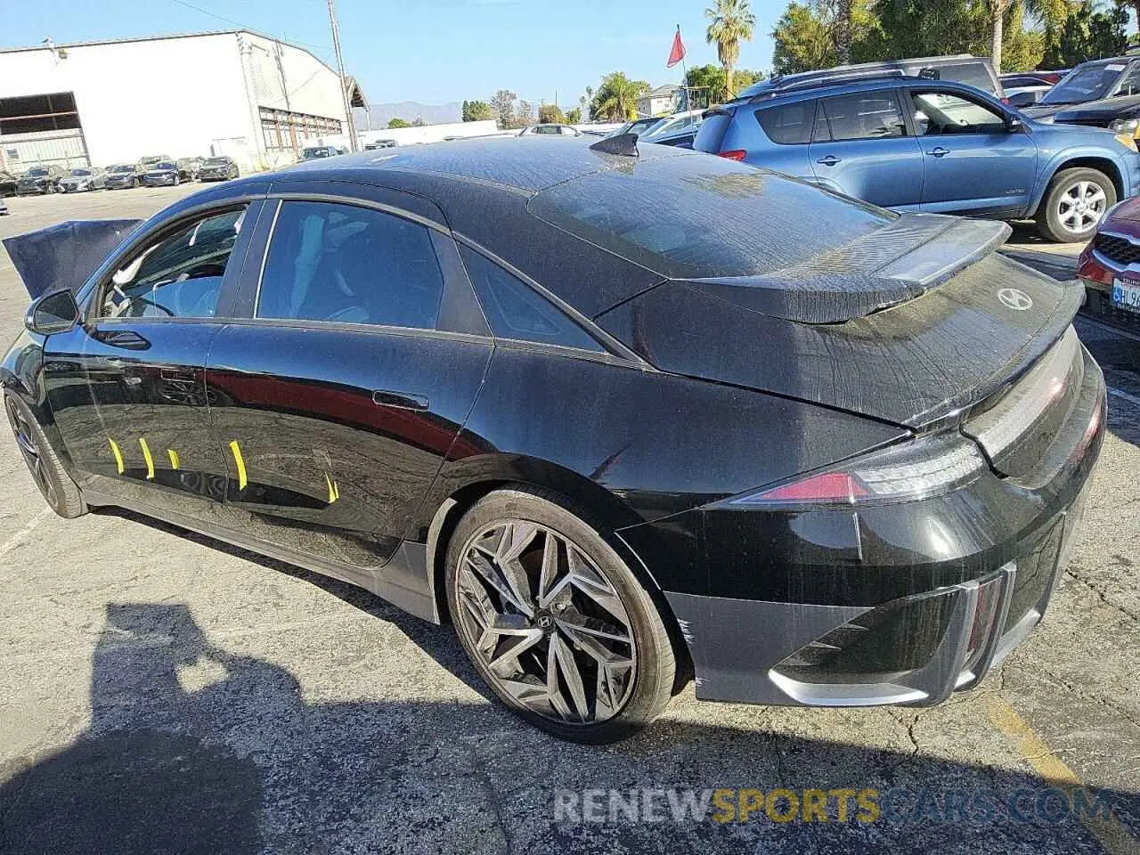 2 Photograph of a damaged car KMHM34AA5PA046155 HYUNDAI IONIQ 6 SE 2023