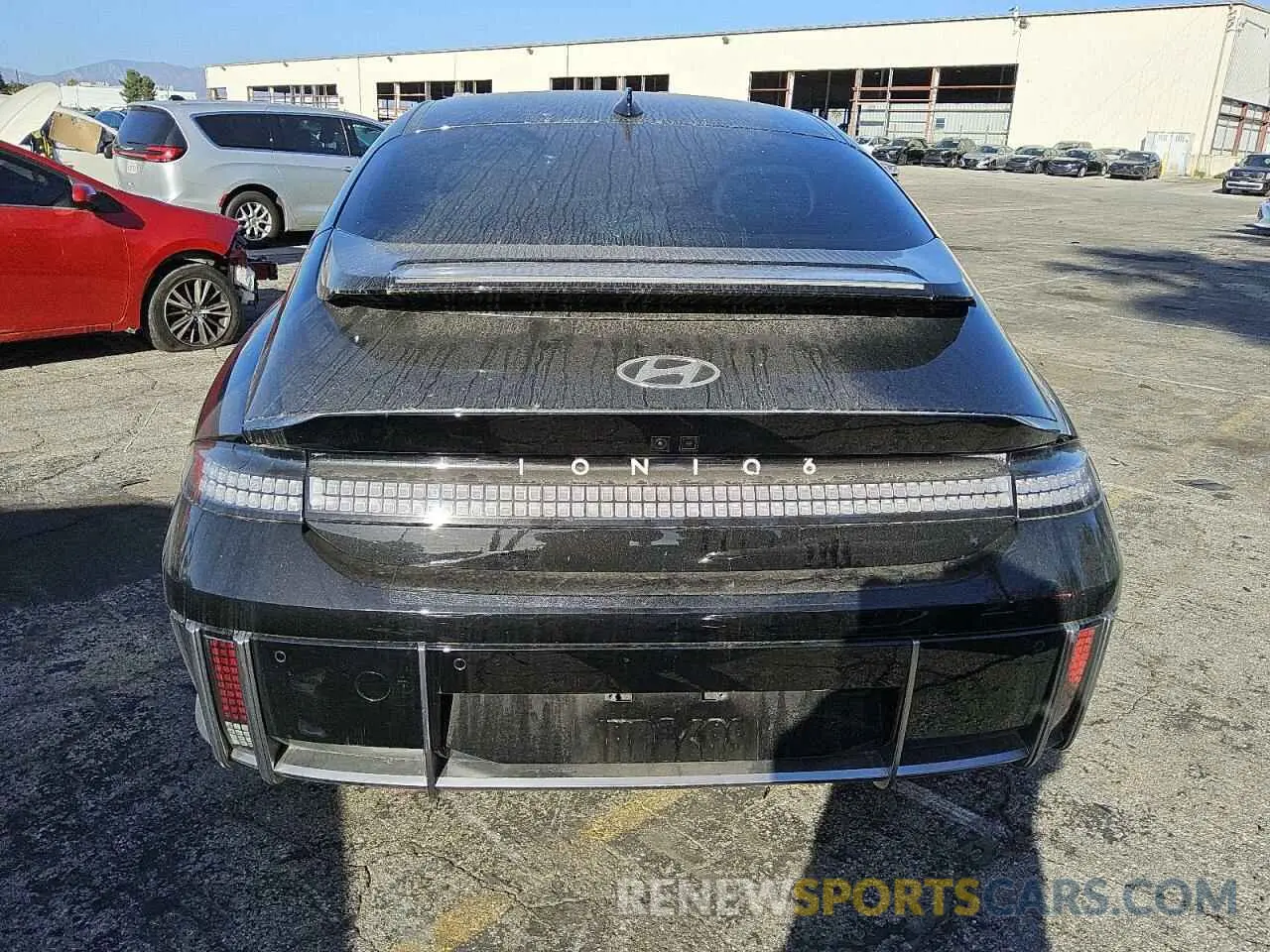 6 Photograph of a damaged car KMHM34AA5PA046155 HYUNDAI IONIQ 6 SE 2023
