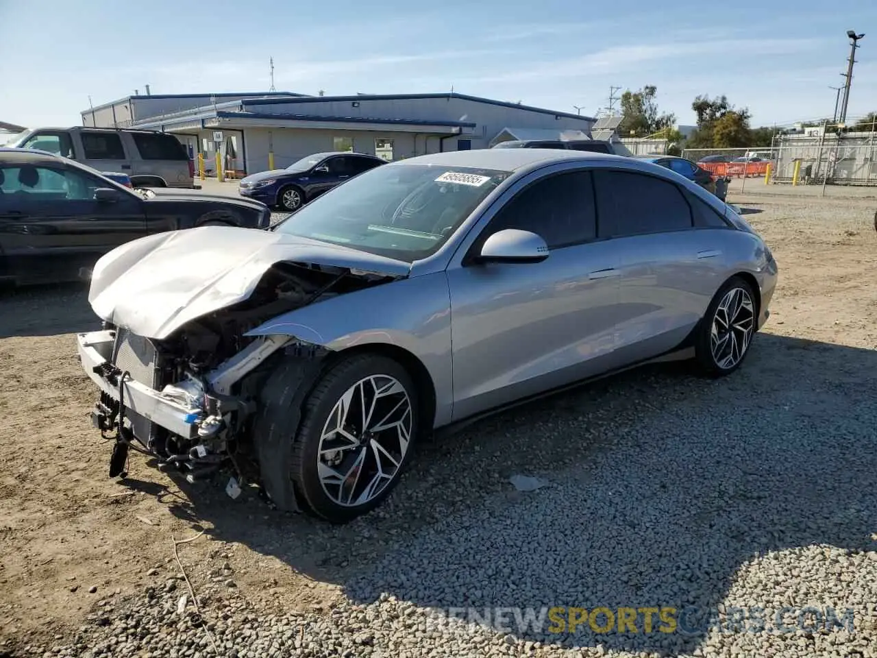 1 Photograph of a damaged car KMHM34AA8PA047607 HYUNDAI IONIQ 6 SE 2023