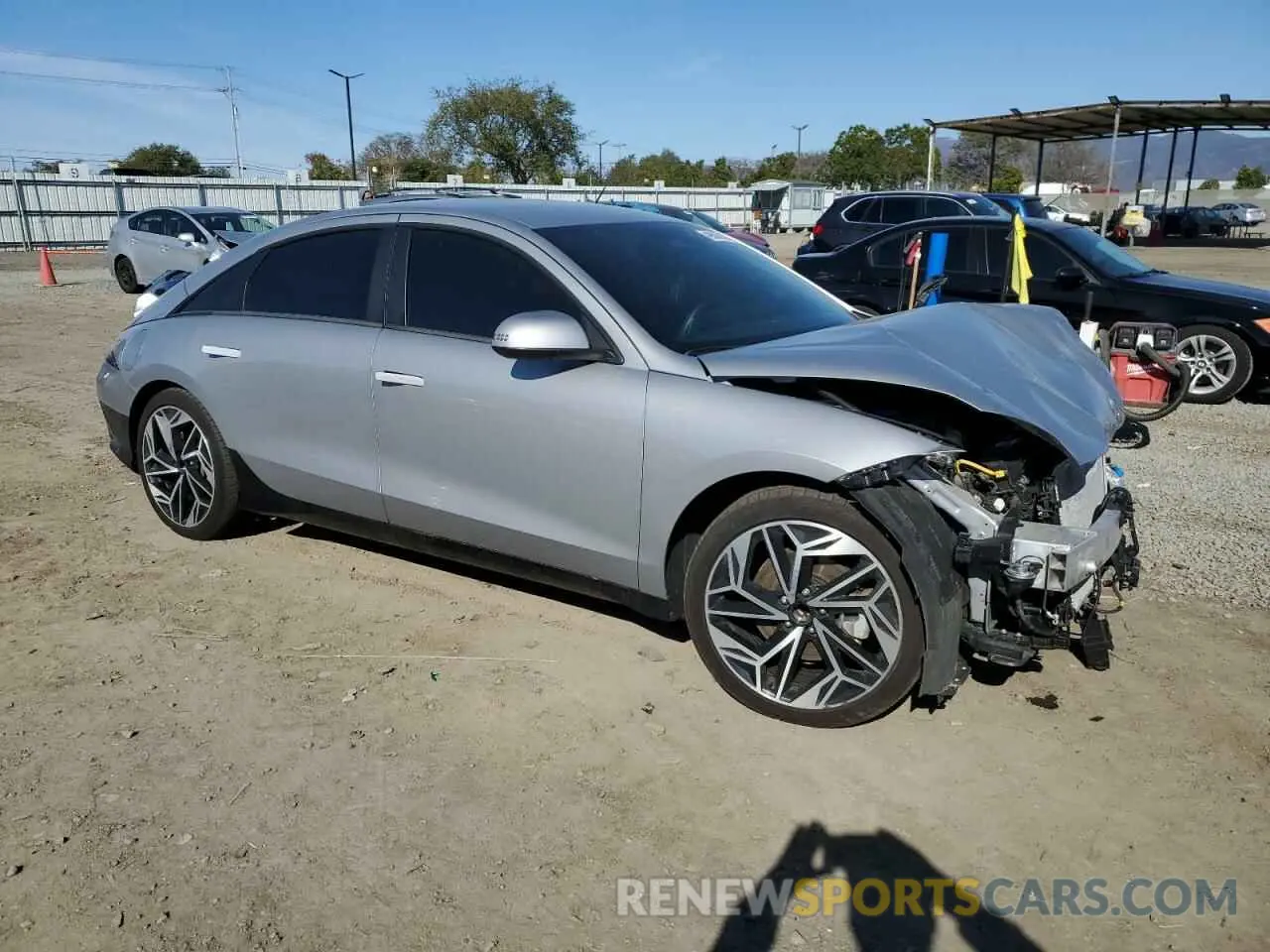 4 Photograph of a damaged car KMHM34AA8PA047607 HYUNDAI IONIQ 6 SE 2023
