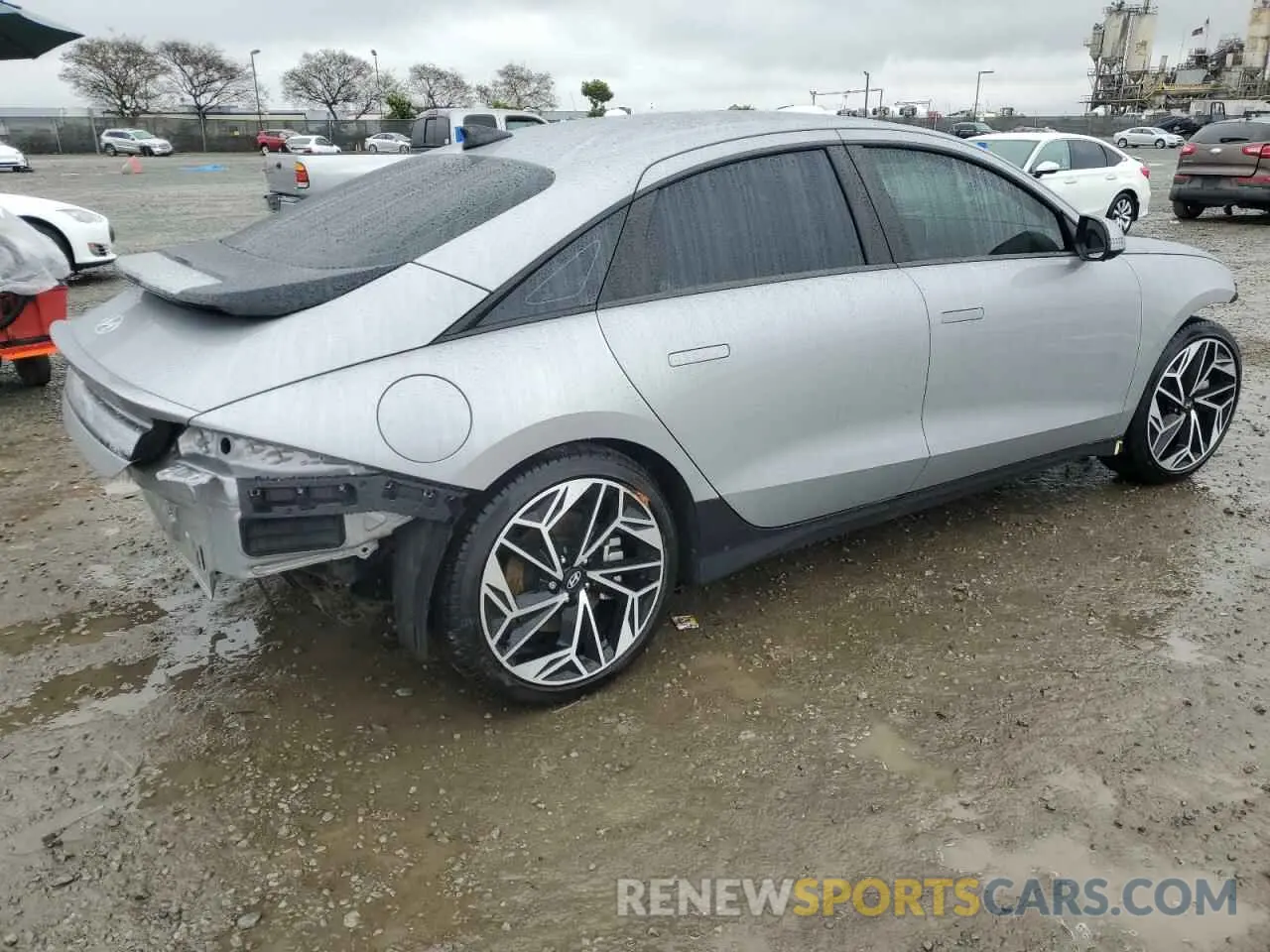 3 Photograph of a damaged car KMHM34AA9PA026734 HYUNDAI IONIQ 6 SE 2023