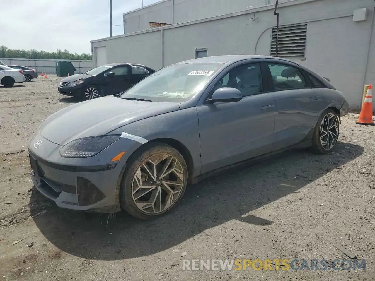 1 Photograph of a damaged car KMHM34AC2PA051850 HYUNDAI IONIQ 6 SE 2023