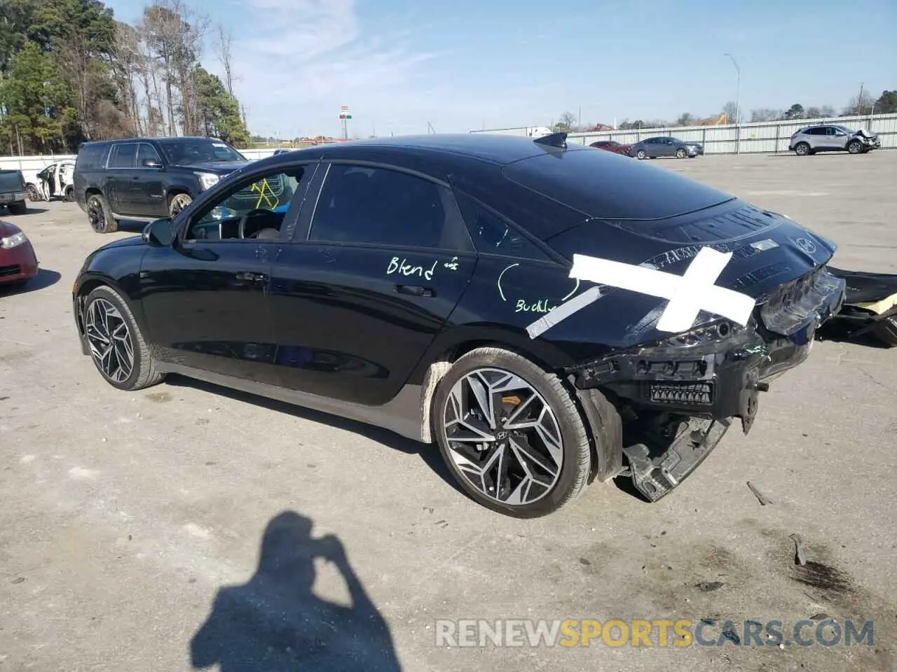 2 Photograph of a damaged car KMHM34AC5PA044374 HYUNDAI IONIQ 6 SE 2023