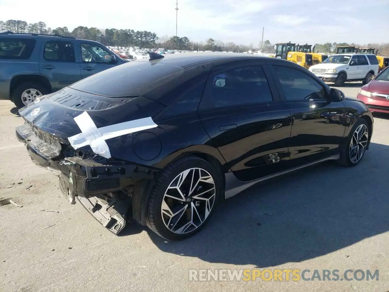 3 Photograph of a damaged car KMHM34AC5PA044374 HYUNDAI IONIQ 6 SE 2023