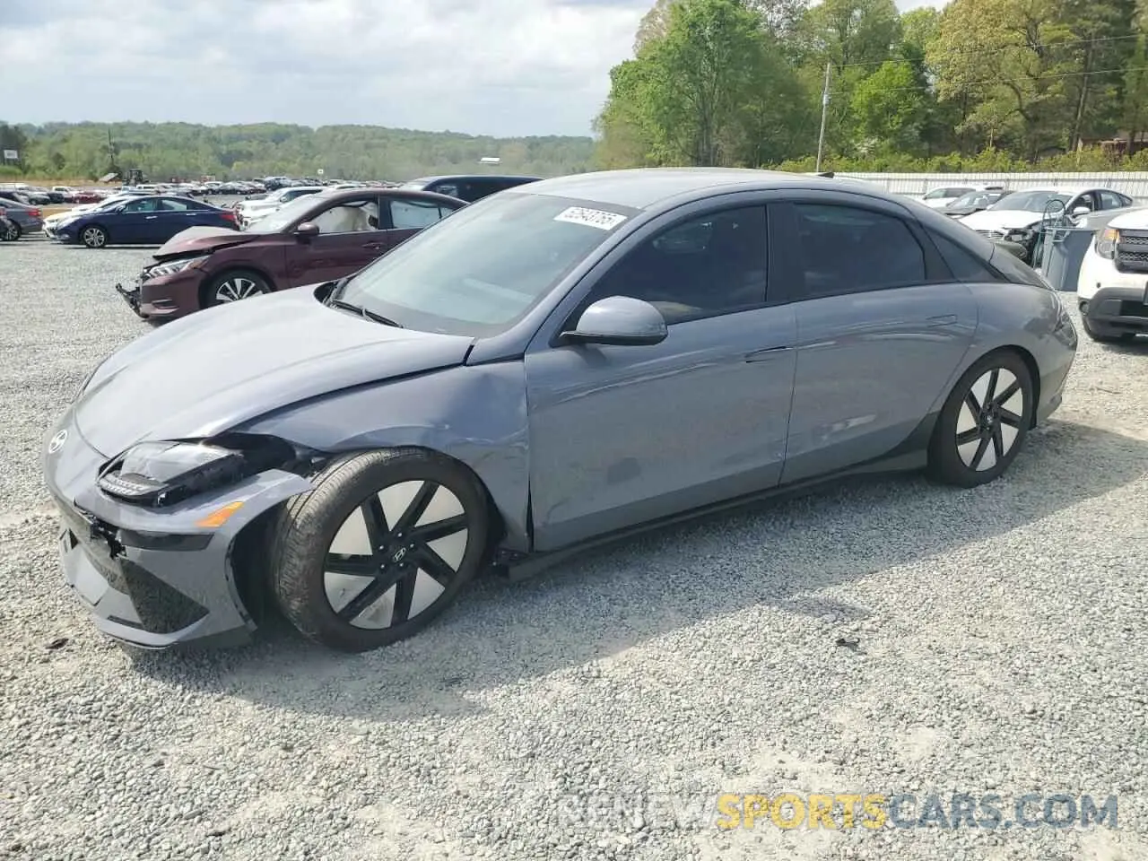 1 Photograph of a damaged car KMHM24AC0RA061542 HYUNDAI IONIQ 6 SE 2024
