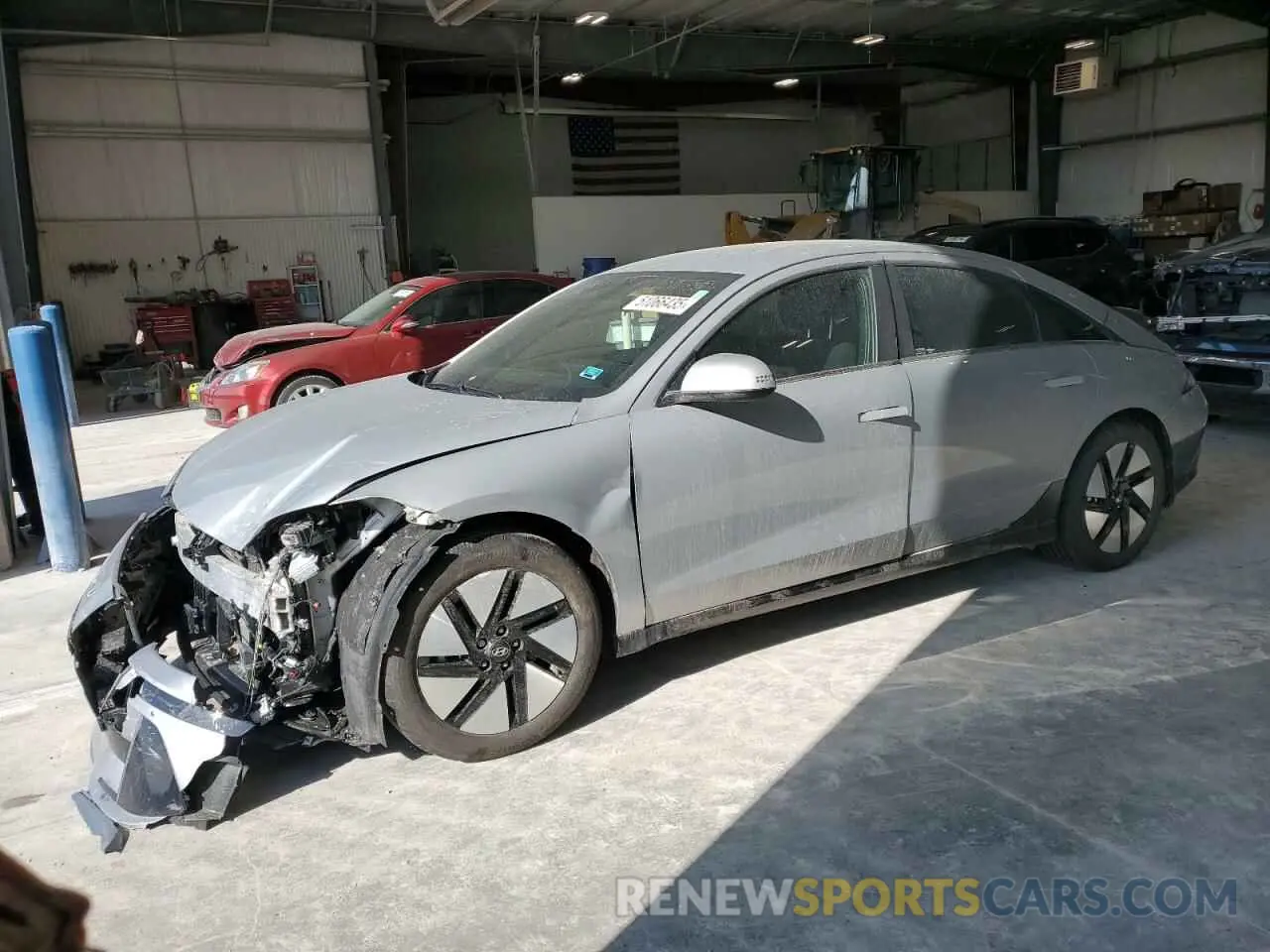 1 Photograph of a damaged car KMHM24AC2RA080688 HYUNDAI IONIQ 6 SE 2024