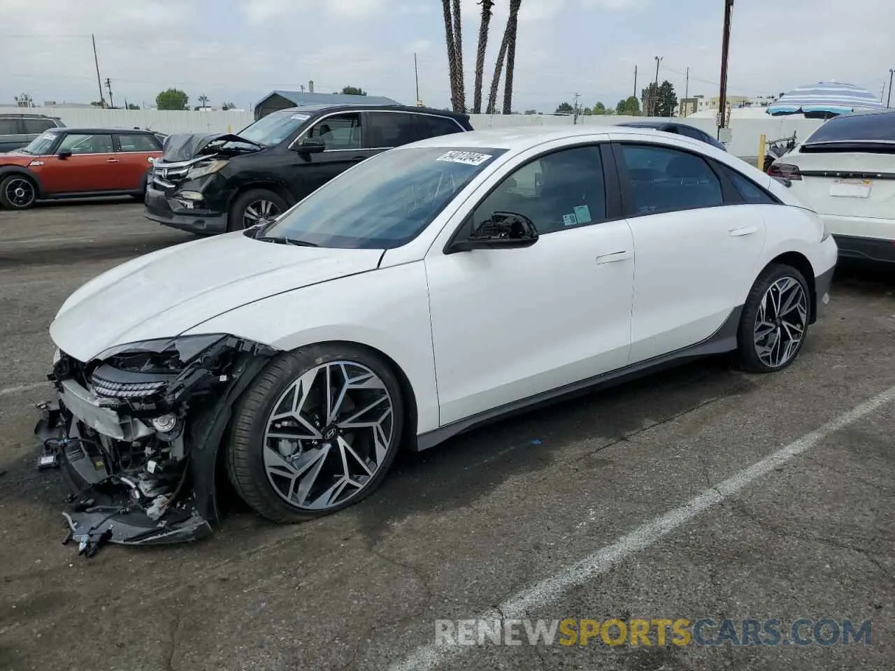 1 Photograph of a damaged car KMHM34AA7RA076051 HYUNDAI IONIQ 6 SE 2024