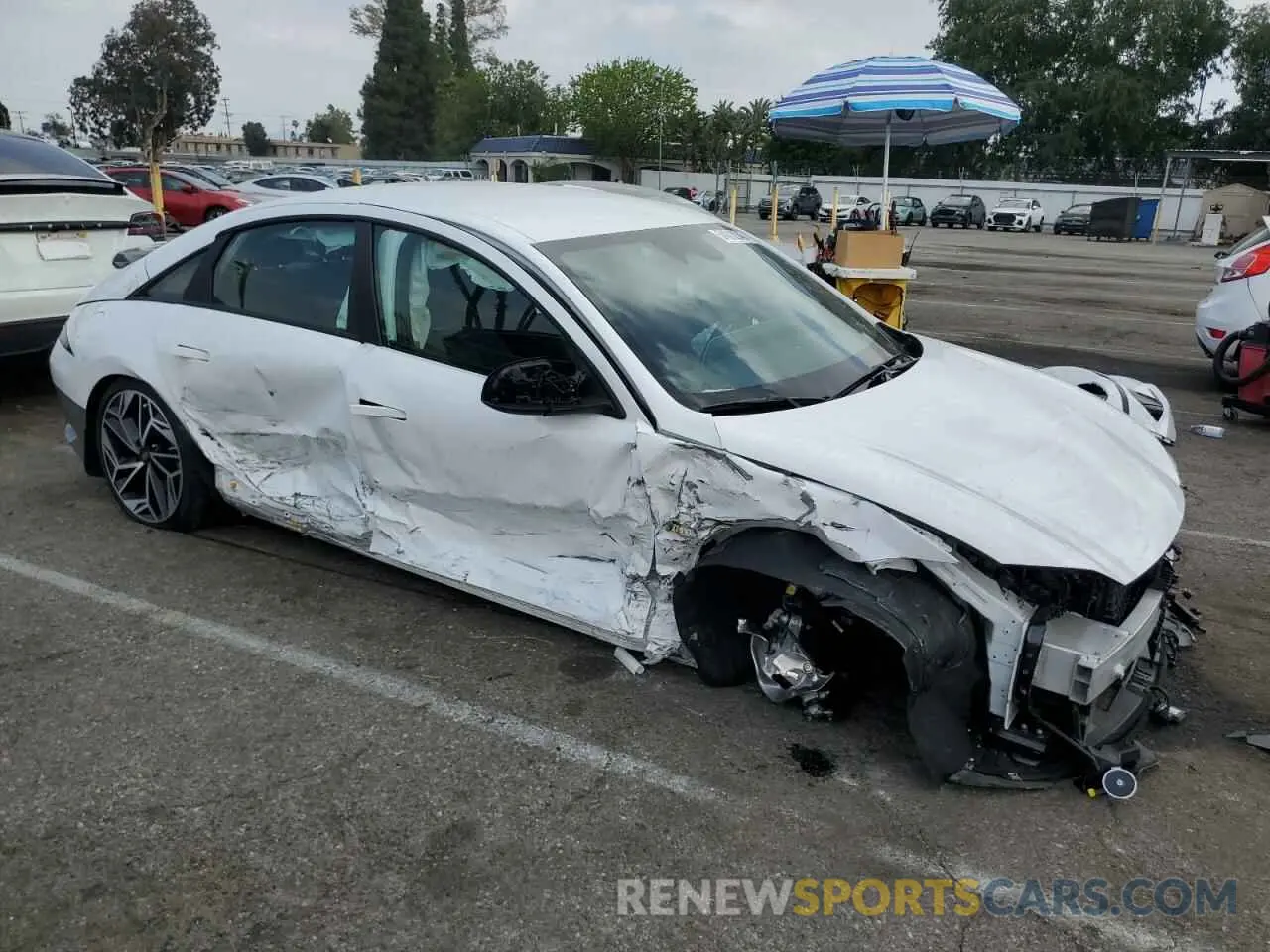 4 Photograph of a damaged car KMHM34AA7RA076051 HYUNDAI IONIQ 6 SE 2024