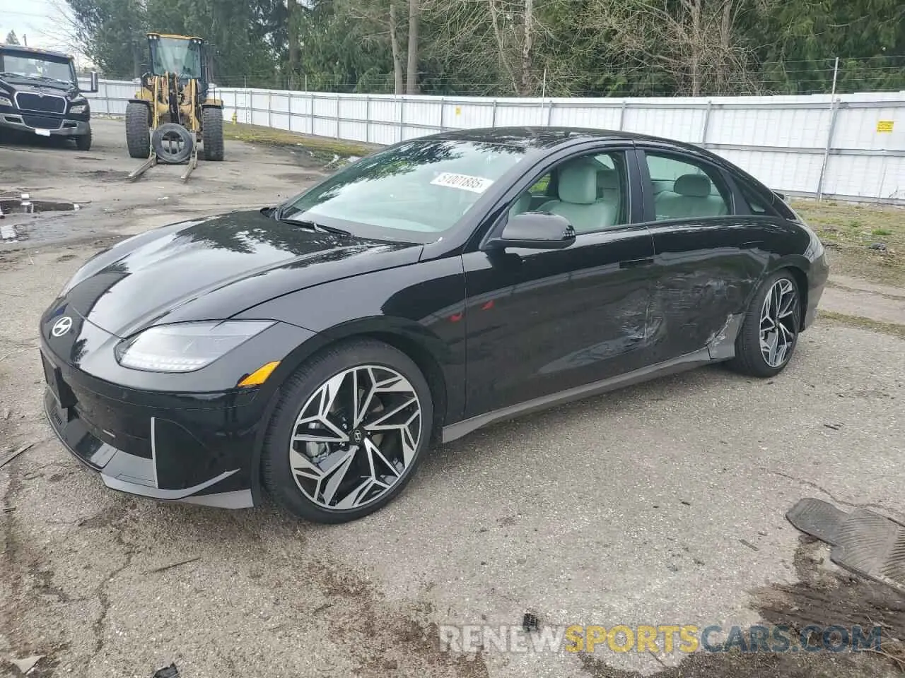 1 Photograph of a damaged car KMHM34AC2RA080199 HYUNDAI IONIQ 6 SE 2024