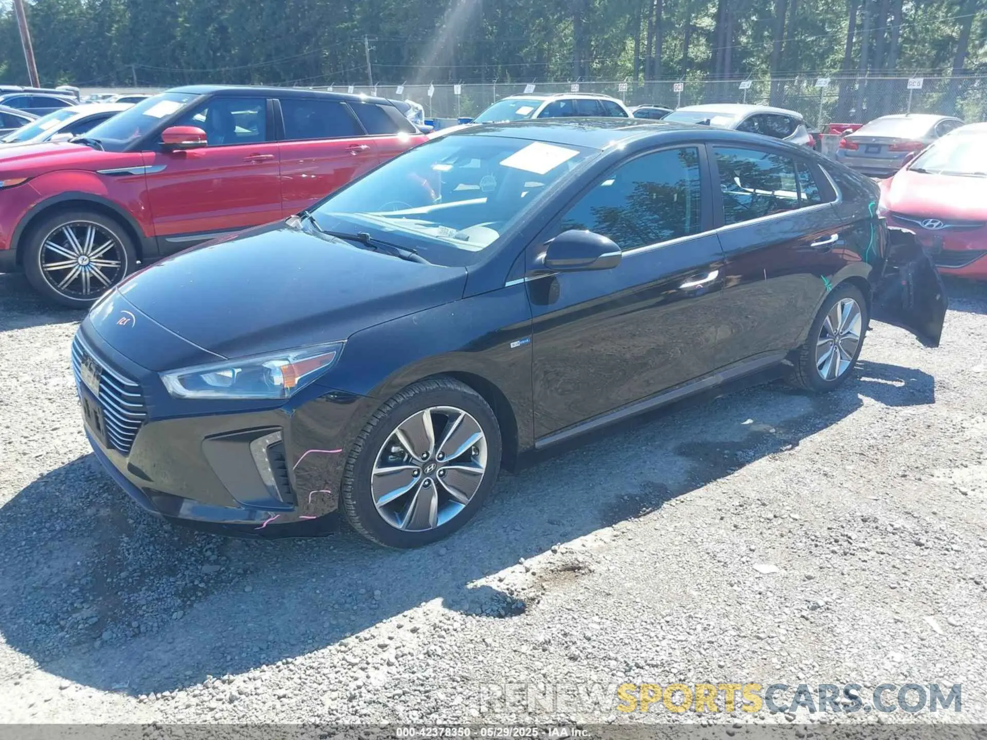 2 Photograph of a damaged car KMHC05LC2KU109955 HYUNDAI IONIQ HYBRID 2019
