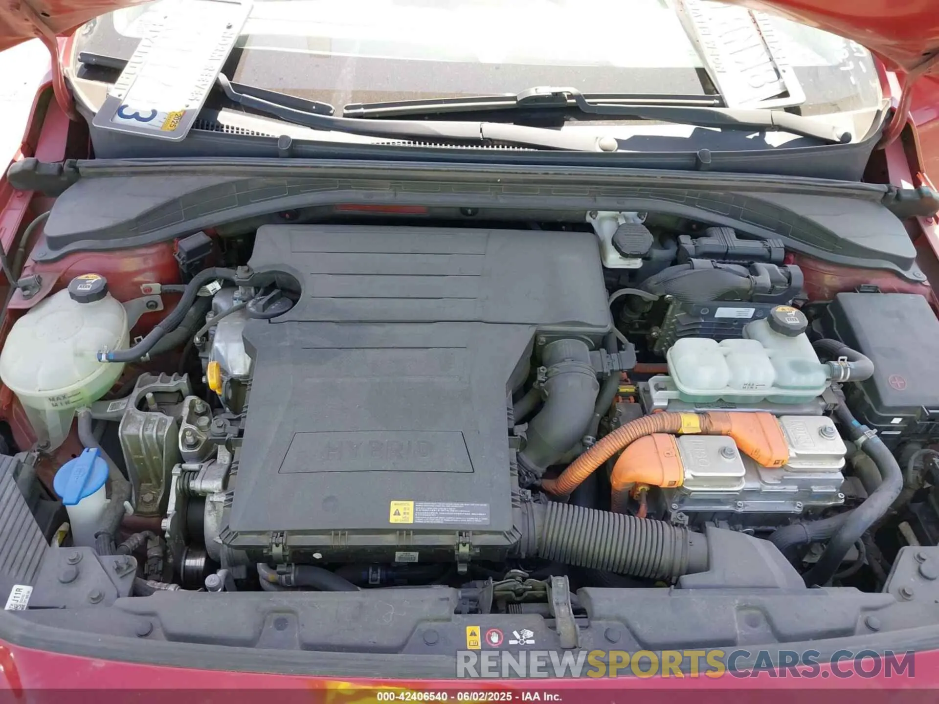10 Photograph of a damaged car KMHC05LC8KU124248 HYUNDAI IONIQ HYBRID 2019