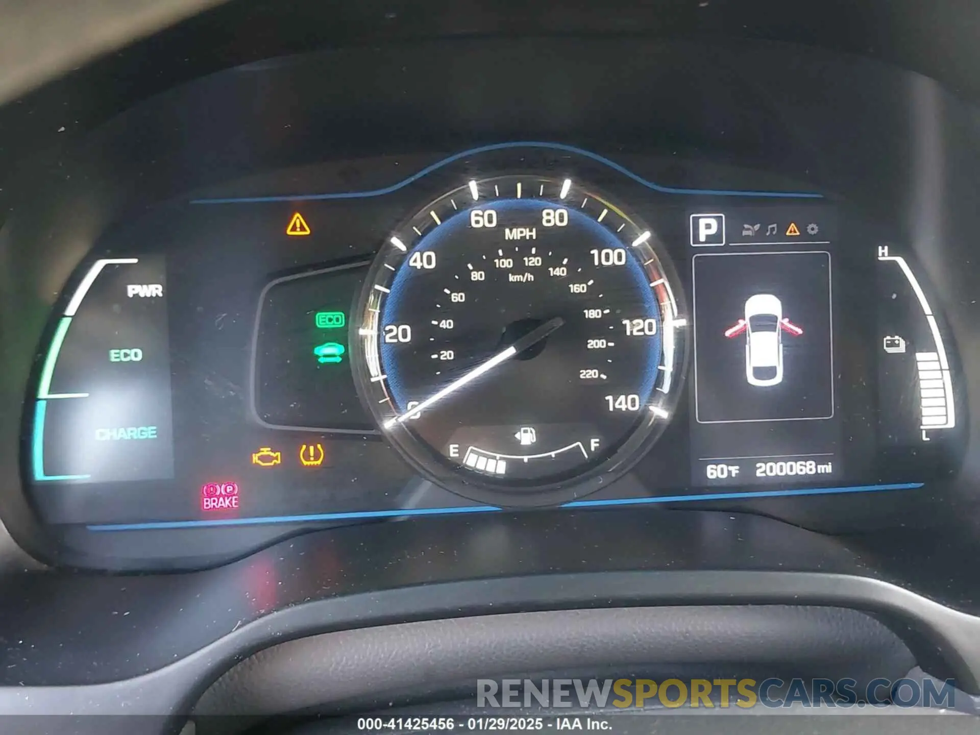 7 Photograph of a damaged car KMHC65LC0KU165343 HYUNDAI IONIQ HYBRID 2019