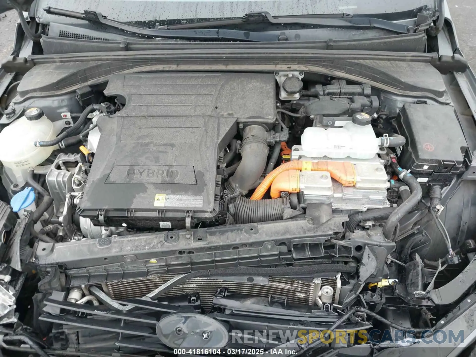 10 Photograph of a damaged car KMHC65LC0KU166010 HYUNDAI IONIQ HYBRID 2019