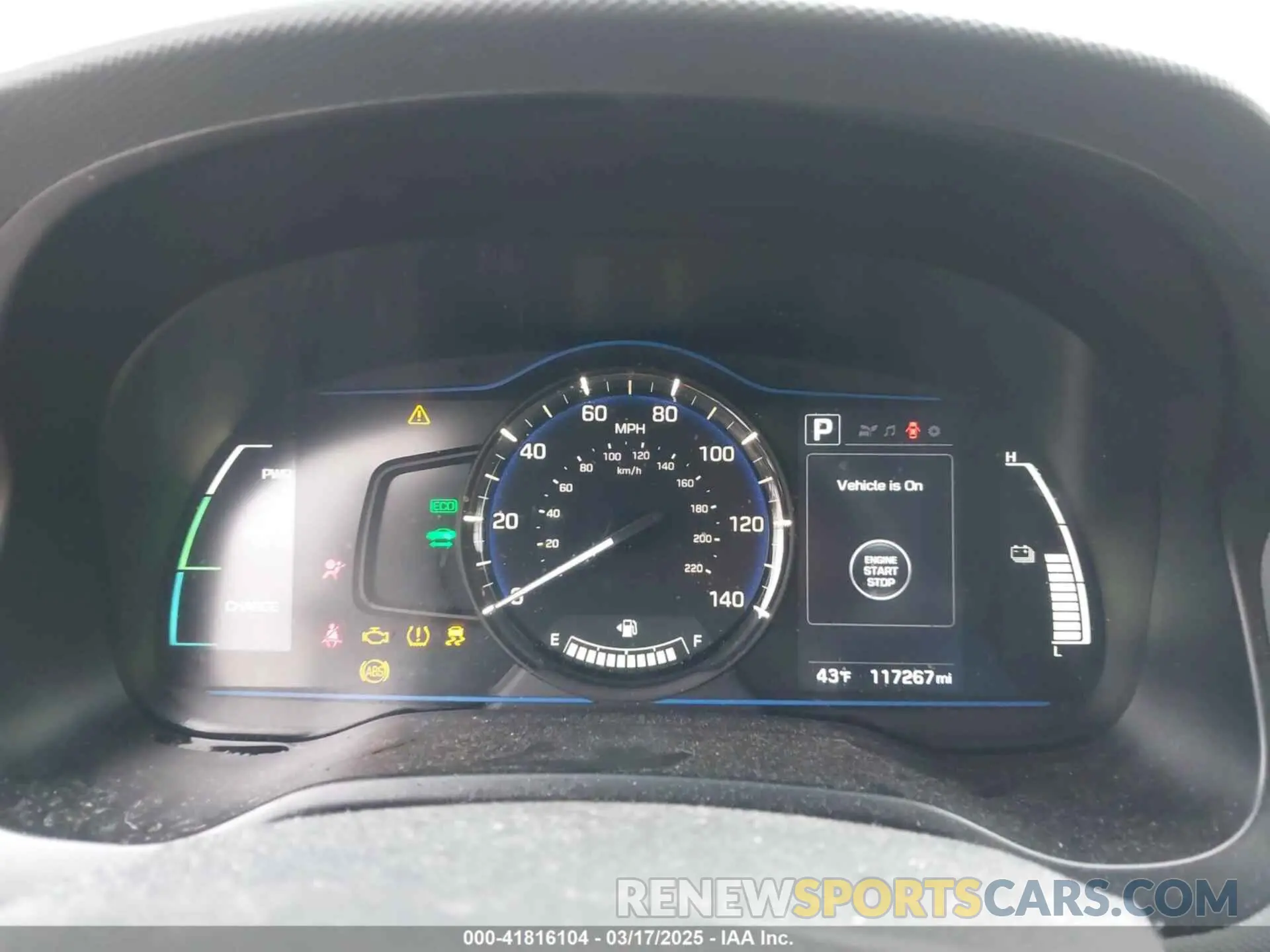 7 Photograph of a damaged car KMHC65LC0KU166010 HYUNDAI IONIQ HYBRID 2019