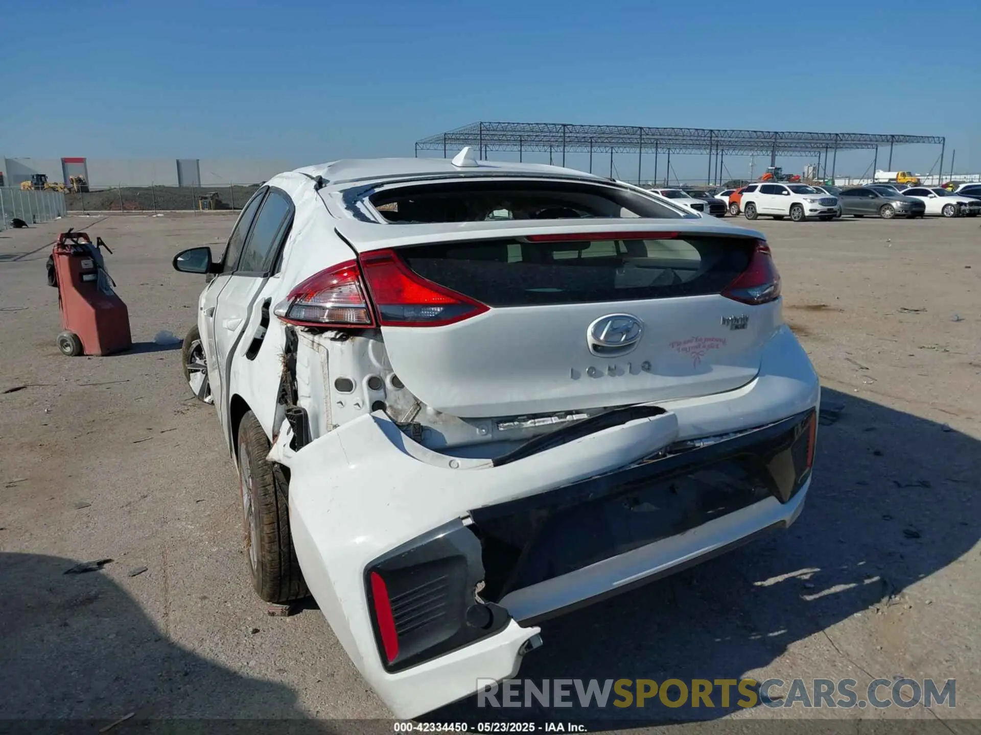 6 Photograph of a damaged car KMHC65LC1KU173483 HYUNDAI IONIQ HYBRID 2019