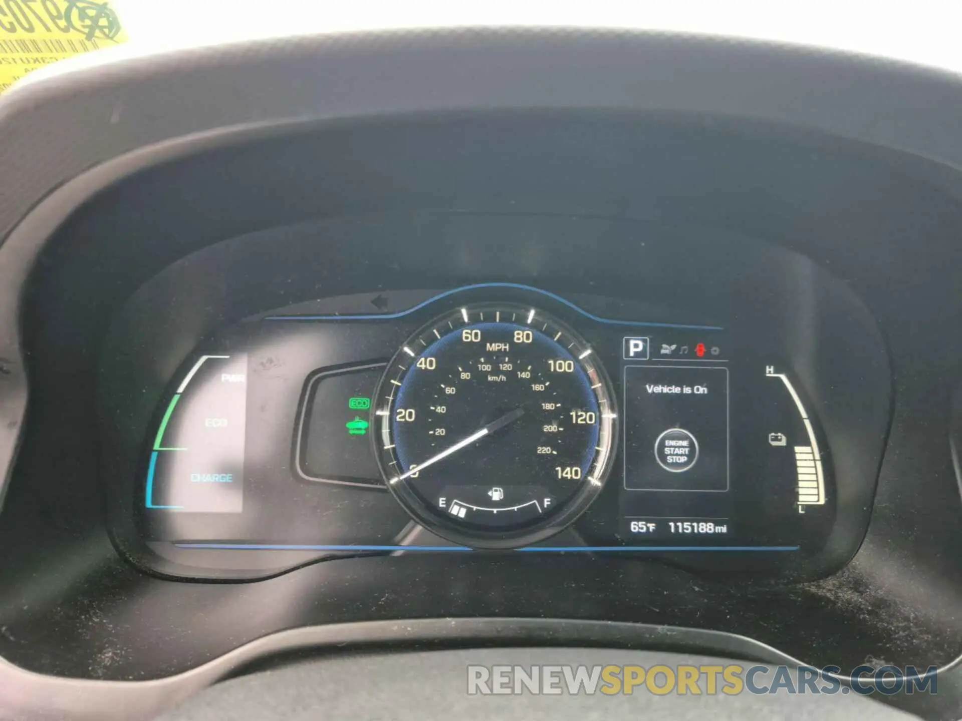 16 Photograph of a damaged car KMHC65LC3KU120543 HYUNDAI IONIQ HYBRID 2019