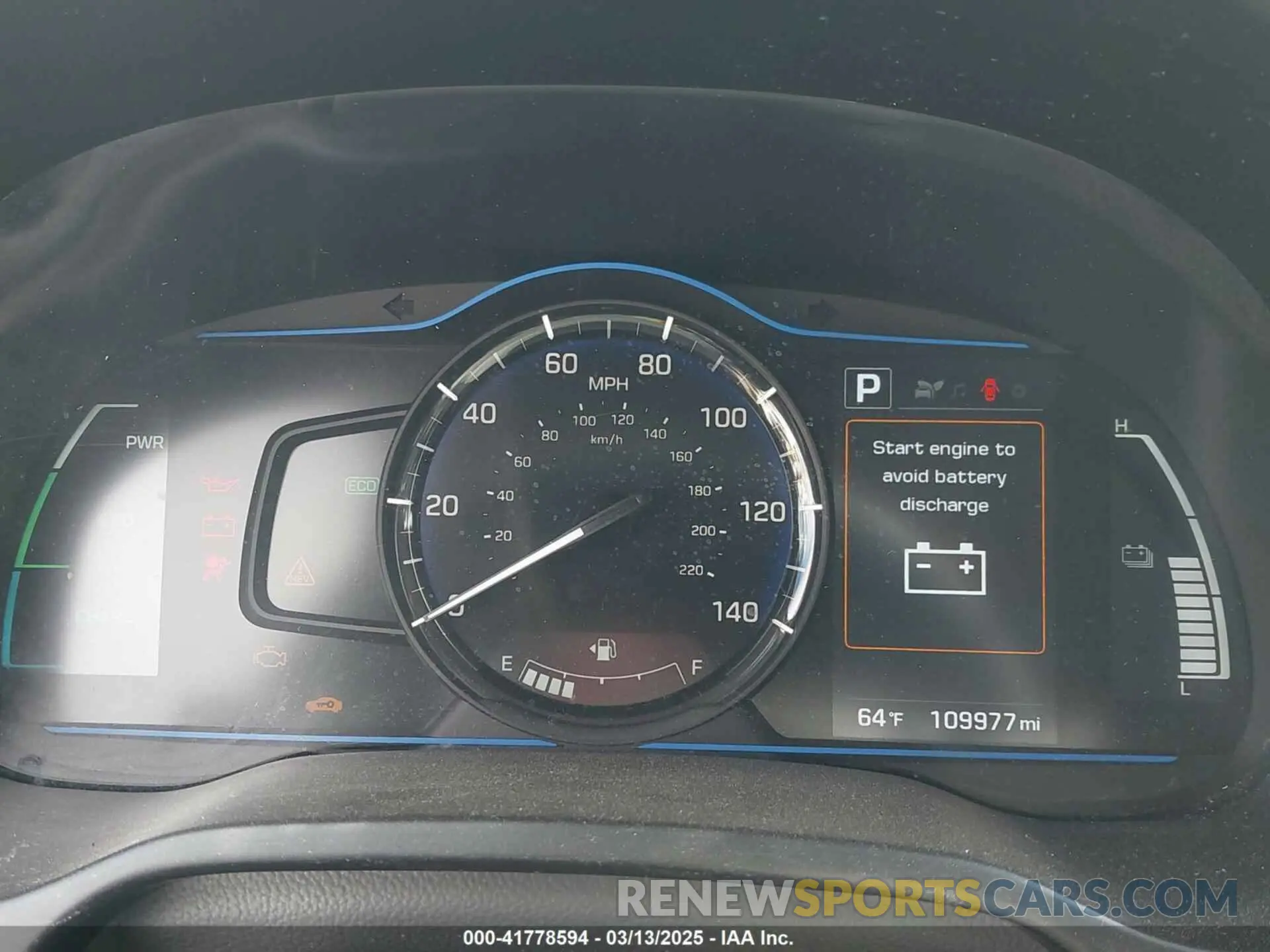 7 Photograph of a damaged car KMHC65LC3KU175915 HYUNDAI IONIQ HYBRID 2019