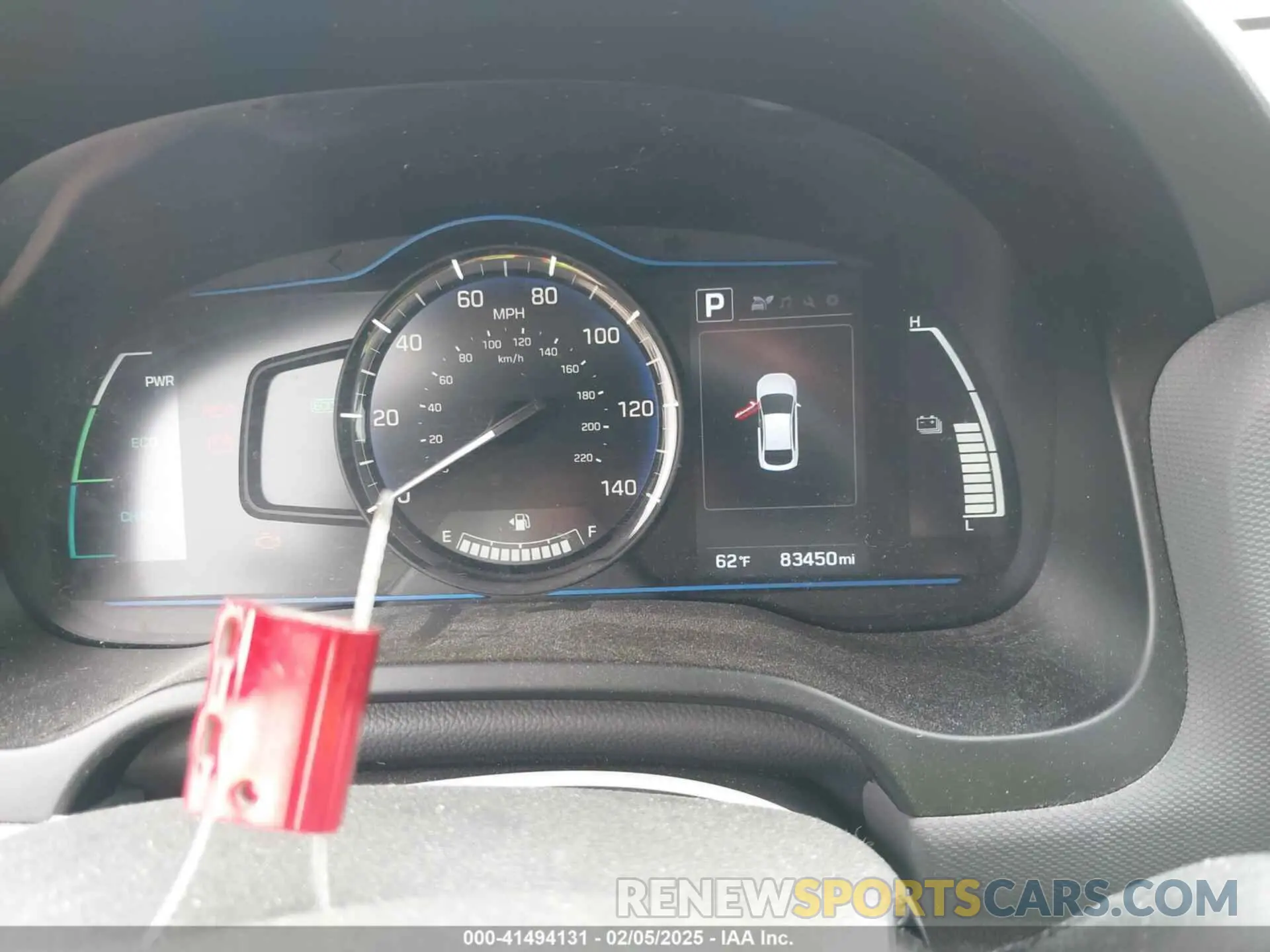 7 Photograph of a damaged car KMHC65LC6KU111920 HYUNDAI IONIQ HYBRID 2019