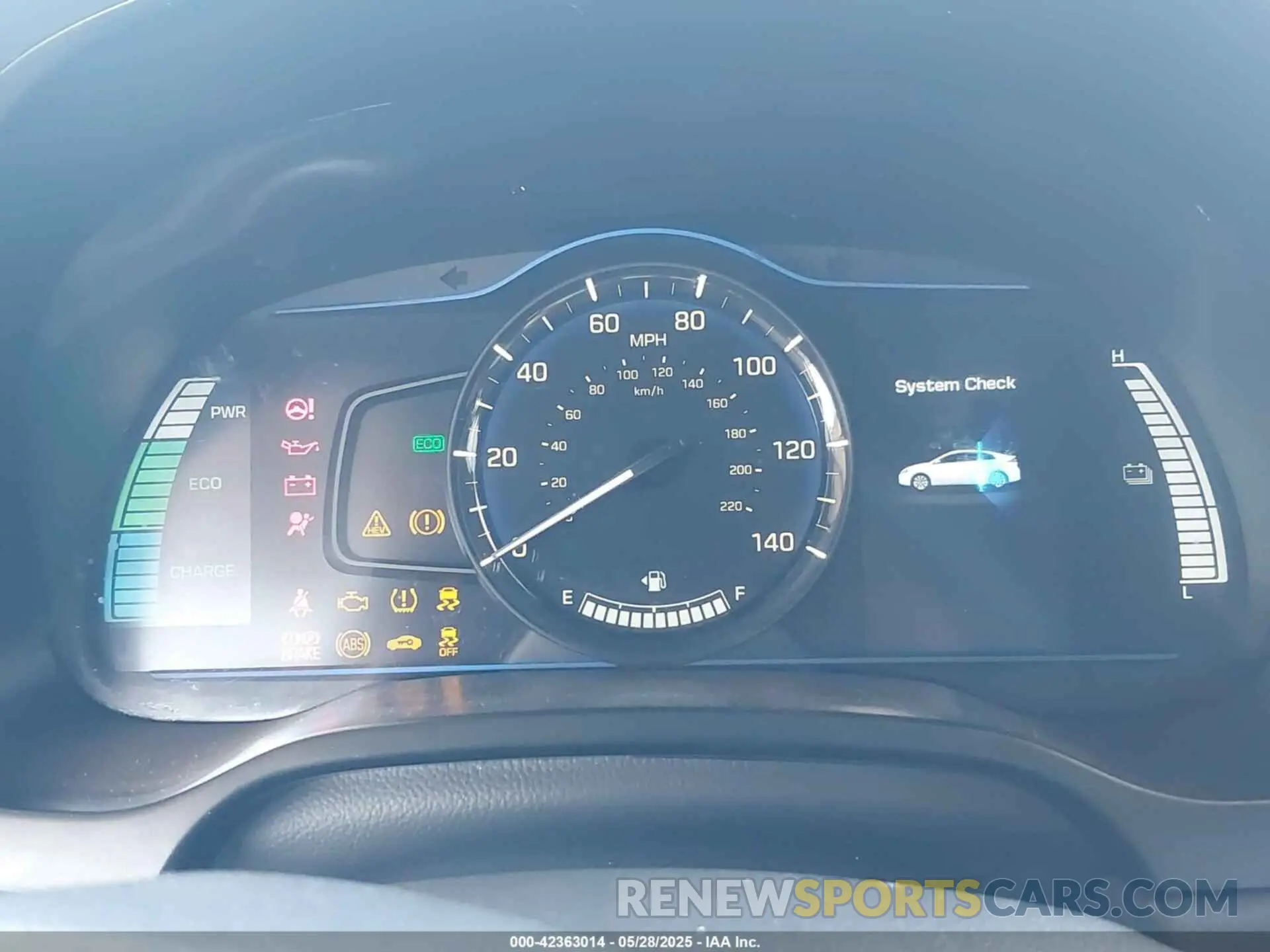 7 Photograph of a damaged car KMHC65LC6KU124652 HYUNDAI IONIQ HYBRID 2019
