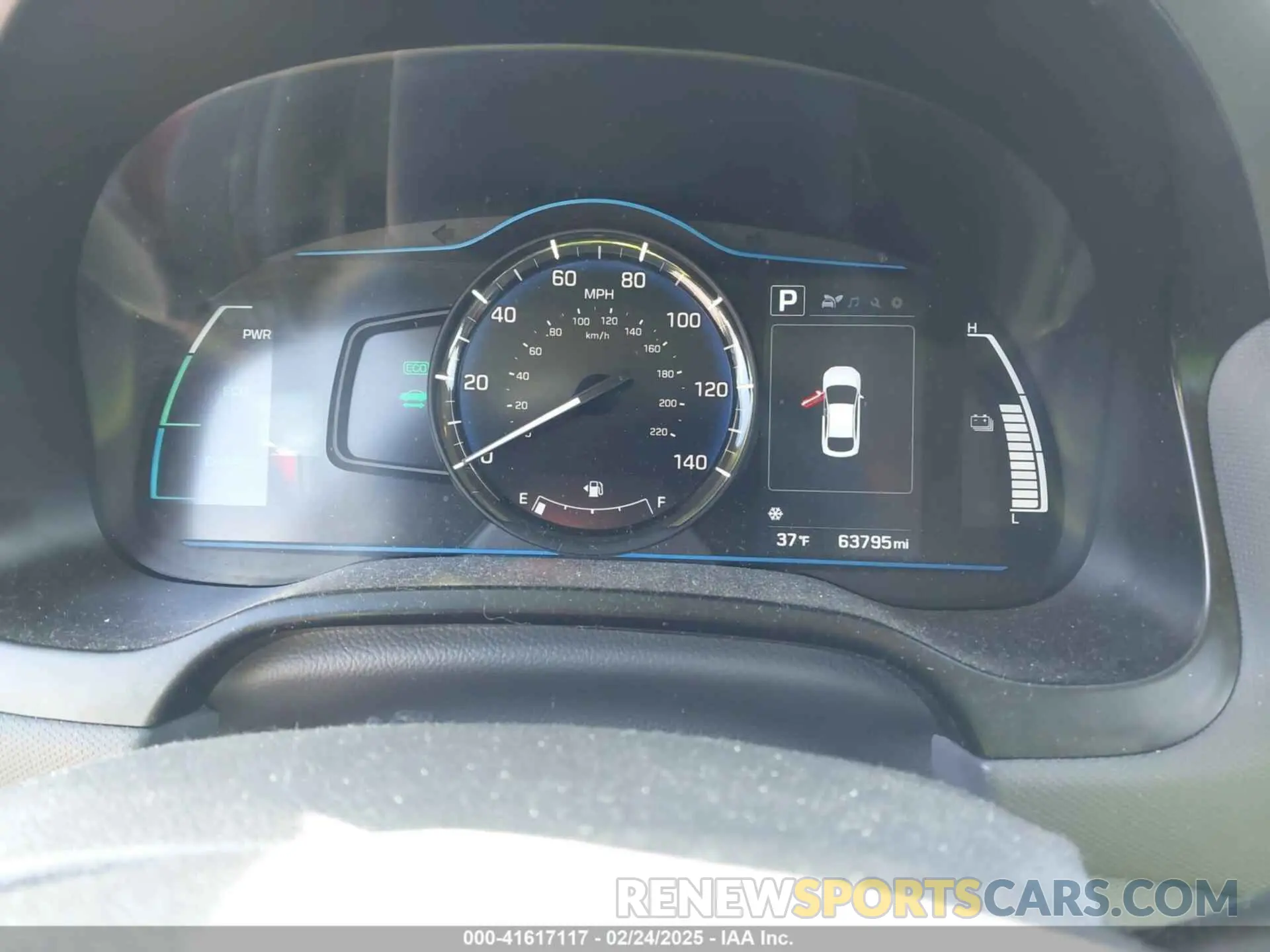 7 Photograph of a damaged car KMHC65LC8KU119579 HYUNDAI IONIQ HYBRID 2019