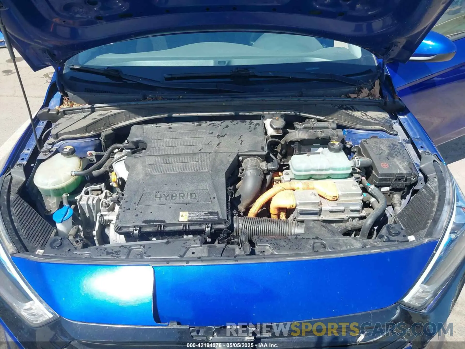 10 Photograph of a damaged car KMHC65LC8KU170791 HYUNDAI IONIQ HYBRID 2019