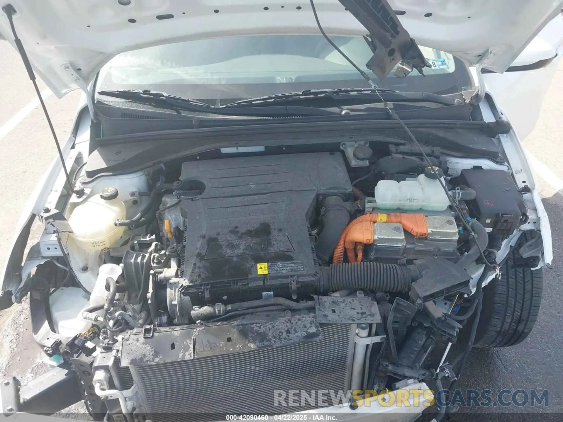 10 Photograph of a damaged car KMHC65LCXKU166533 HYUNDAI IONIQ HYBRID 2019