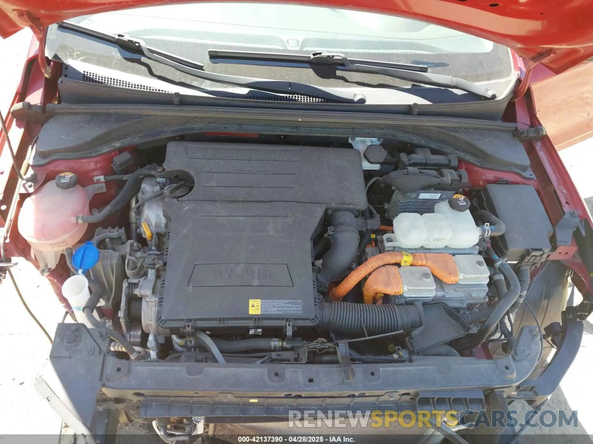 10 Photograph of a damaged car KMHC65LCXKU179508 HYUNDAI IONIQ HYBRID 2019