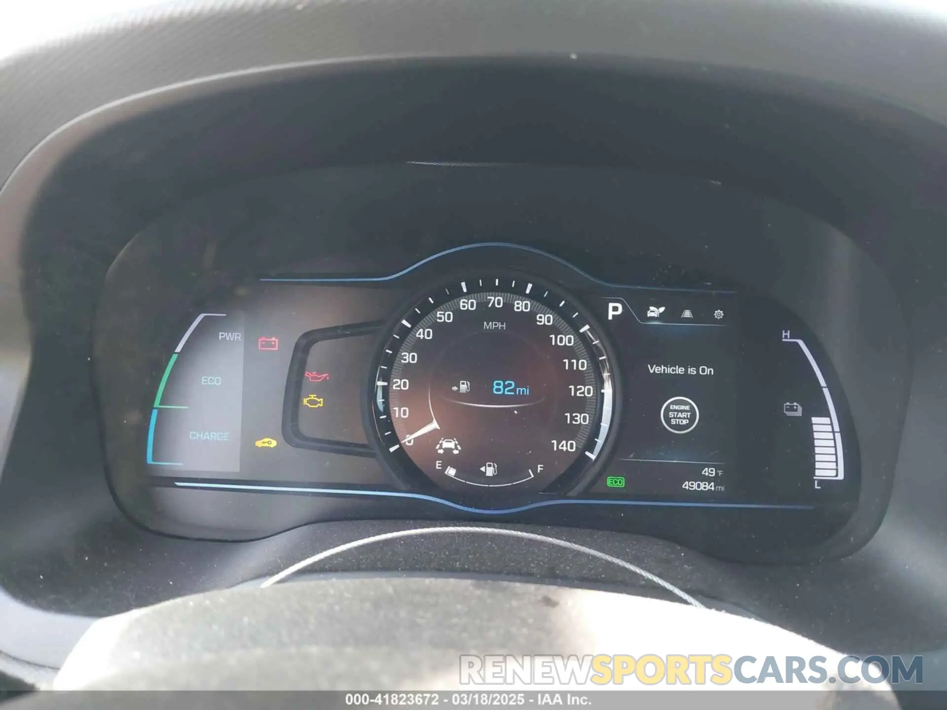 7 Photograph of a damaged car KMHC75LC1KU140559 HYUNDAI IONIQ HYBRID 2019