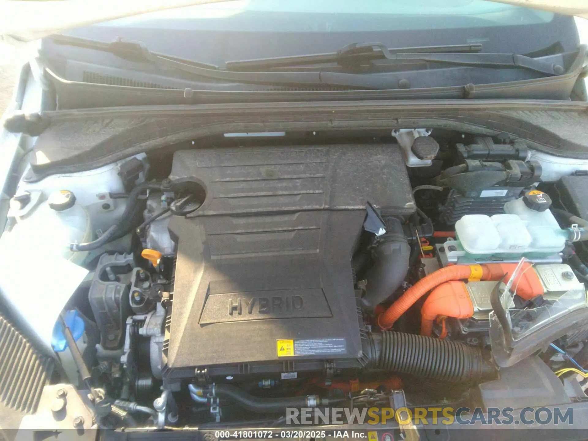 10 Photograph of a damaged car KMHC75LC2KU125357 HYUNDAI IONIQ HYBRID 2019
