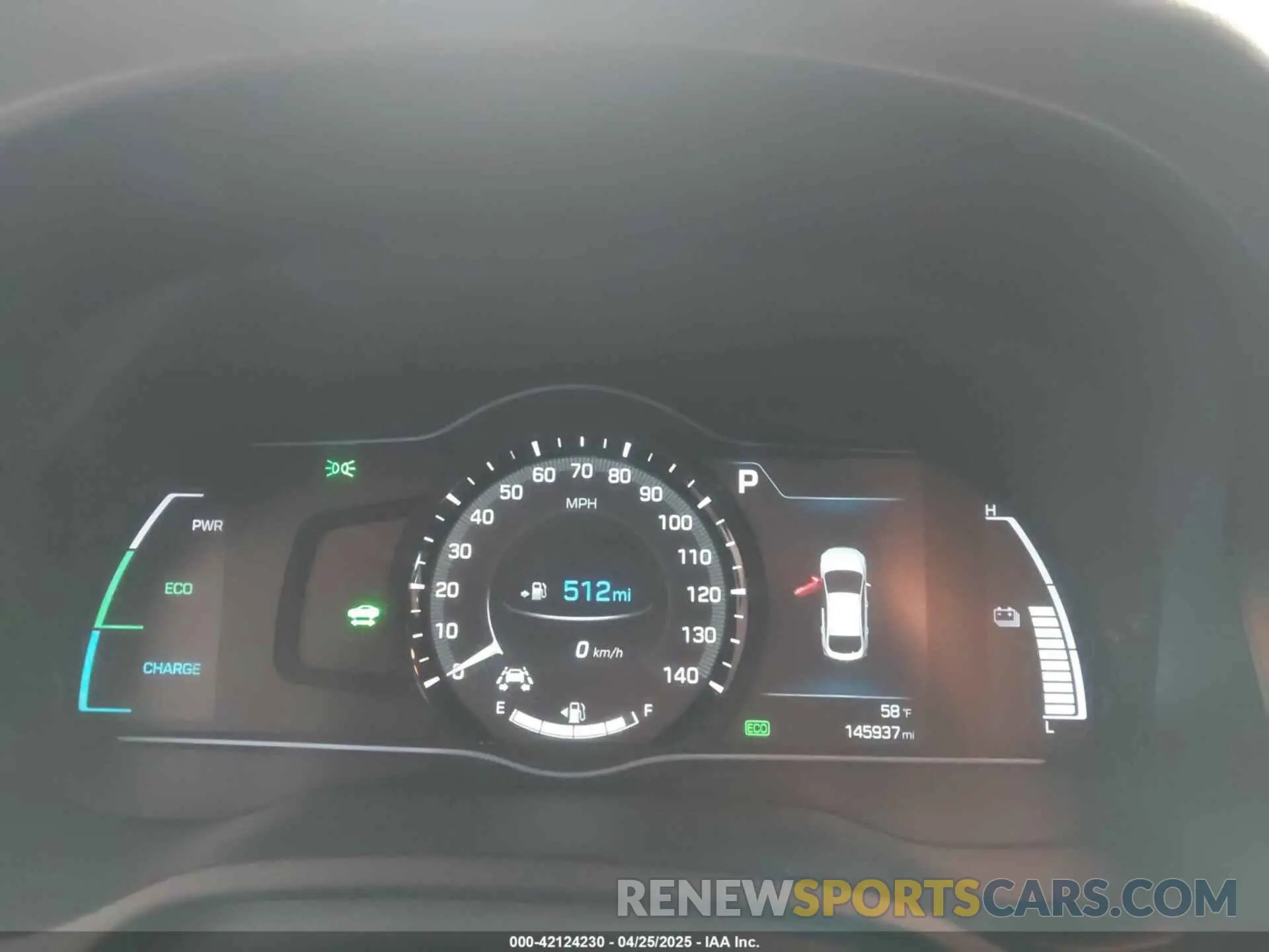7 Photograph of a damaged car KMHC75LC5KU111145 HYUNDAI IONIQ HYBRID 2019