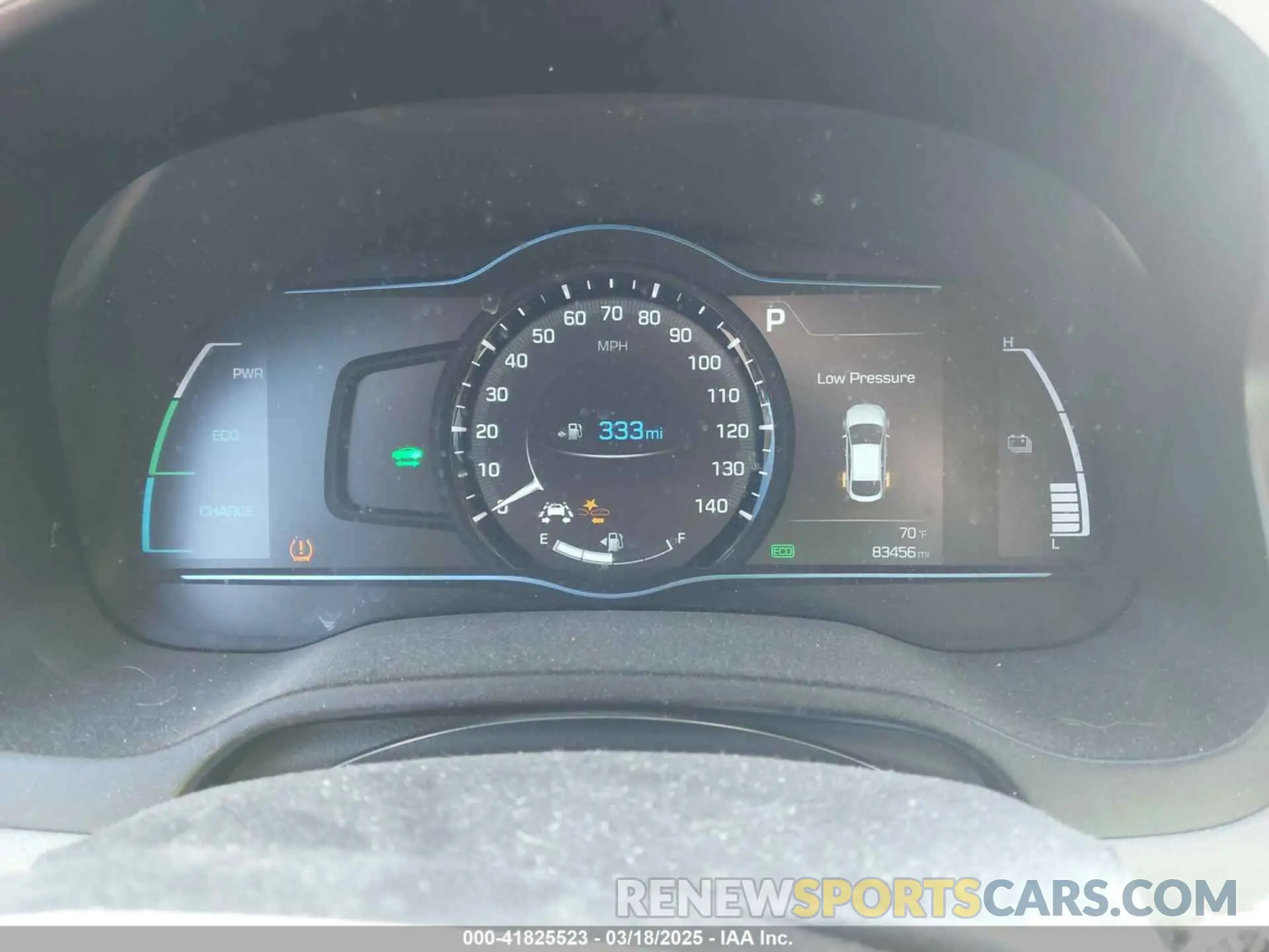 7 Photograph of a damaged car KMHC75LC7KU118324 HYUNDAI IONIQ HYBRID 2019